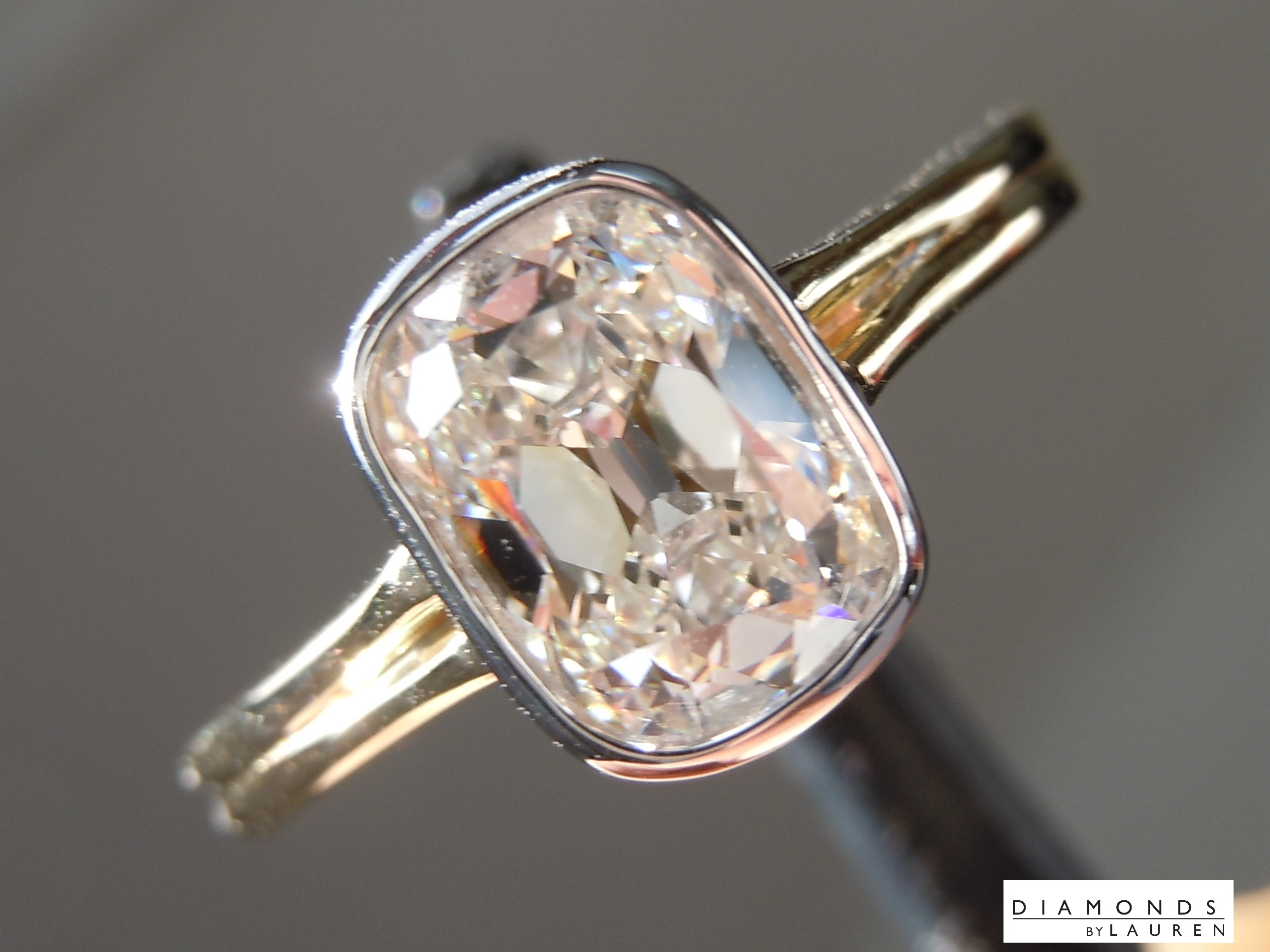 lab diamond ring