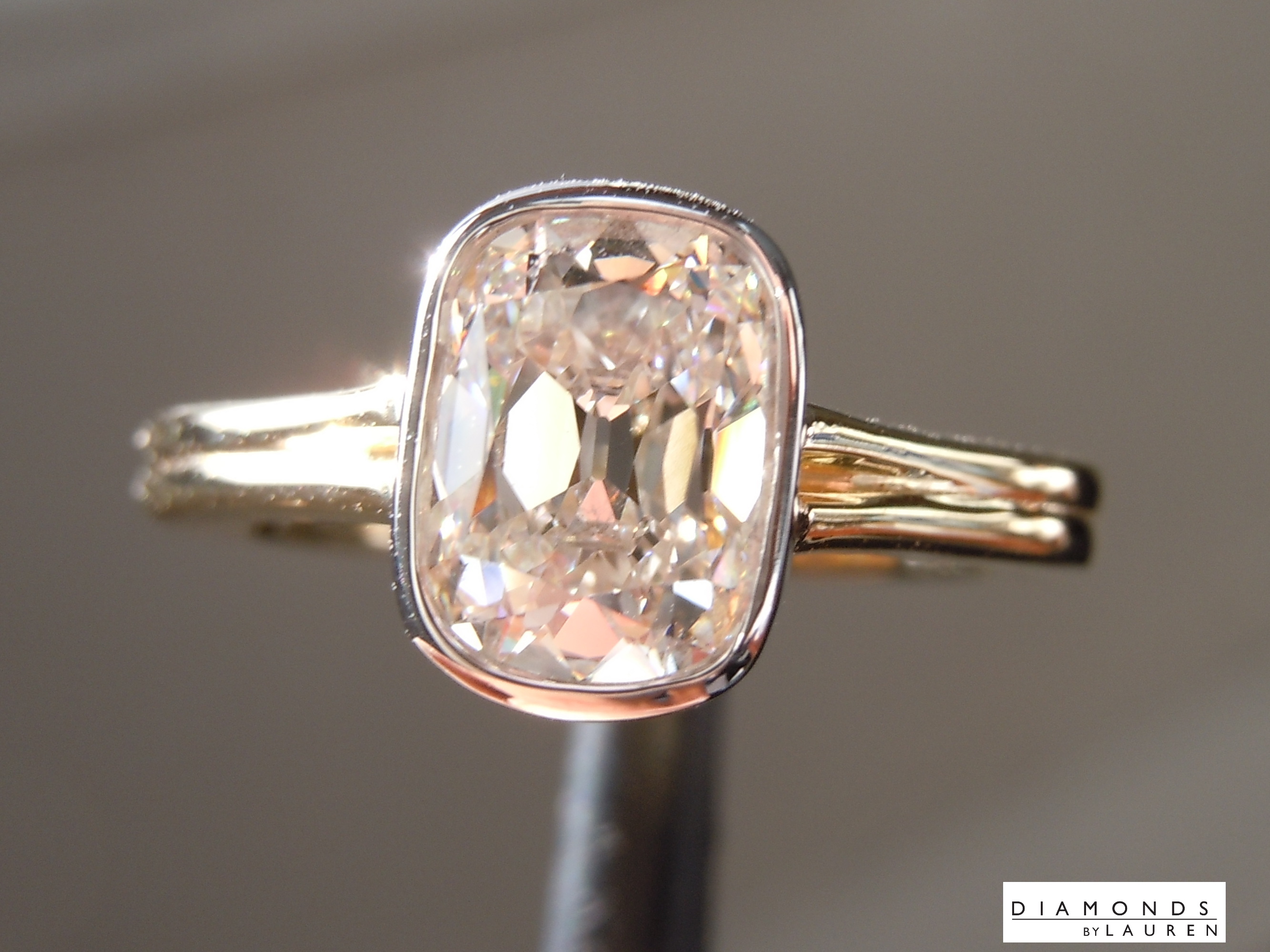lab diamond ring