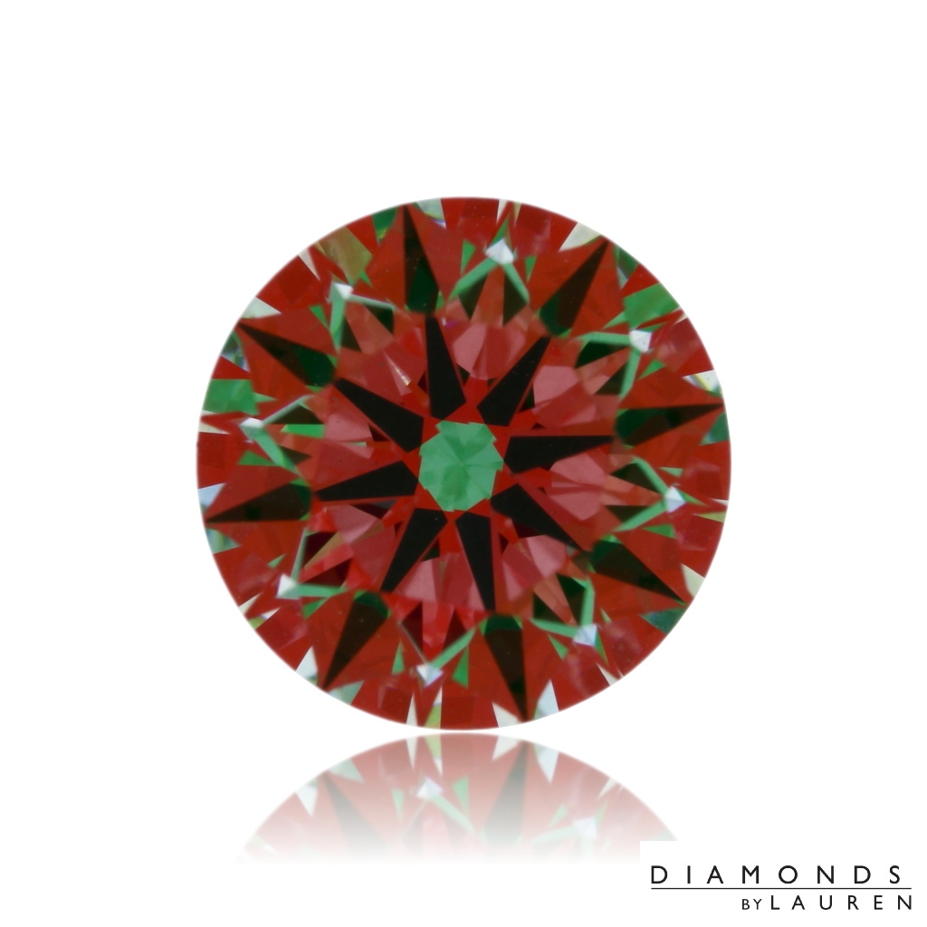 colorless lab diamond ring