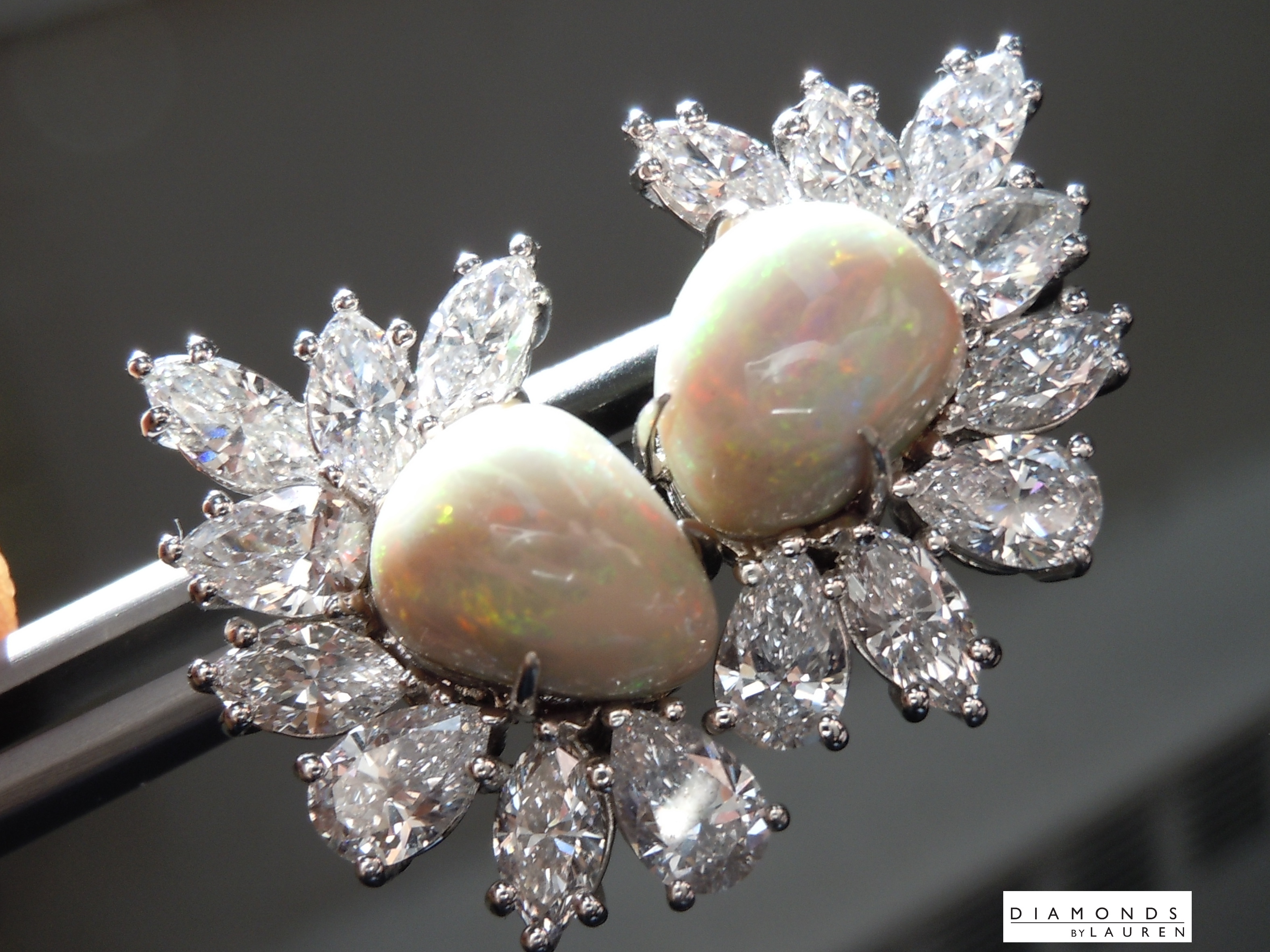 opal earrings