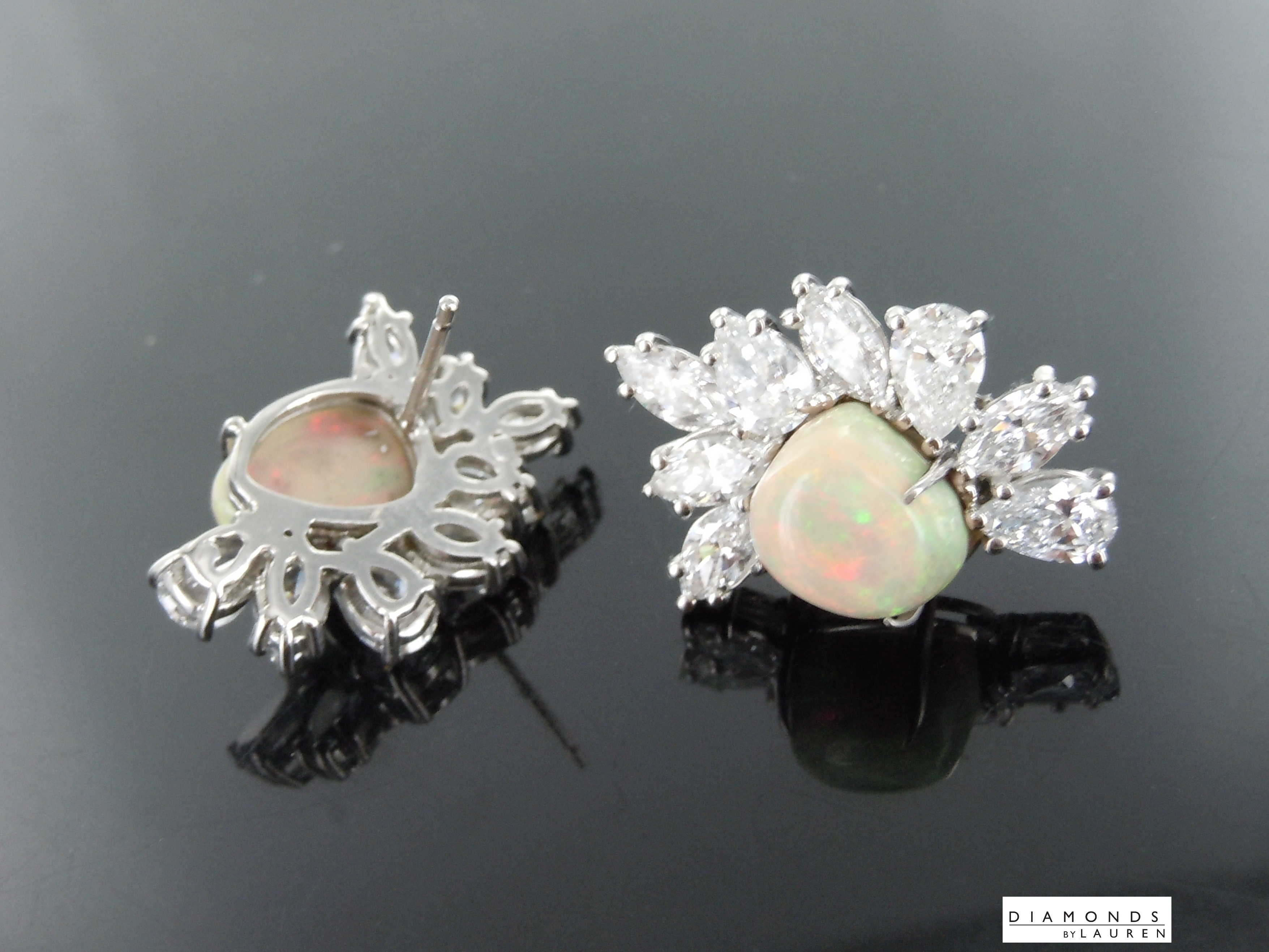 opal earrings