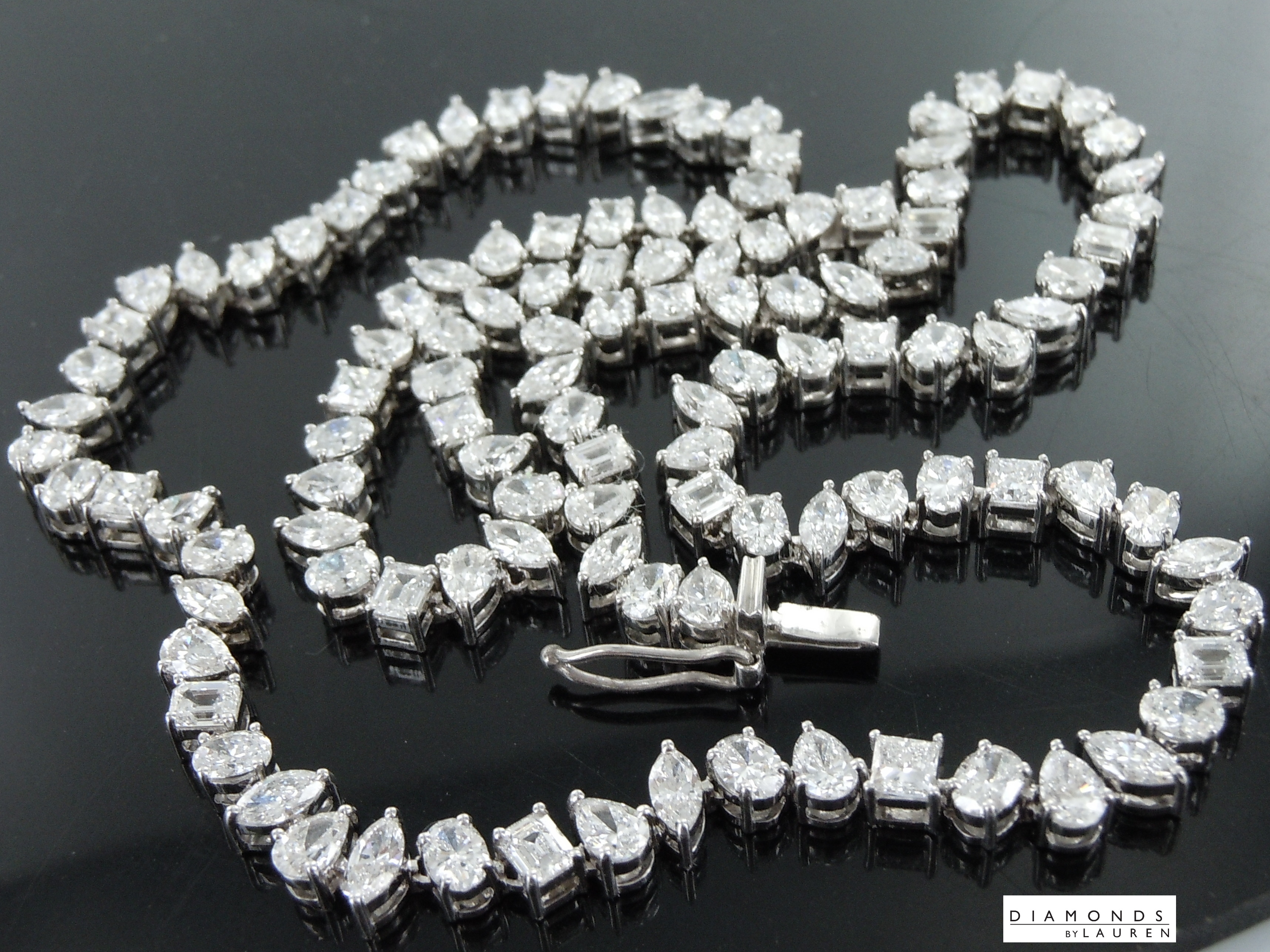 lab diamond necklace