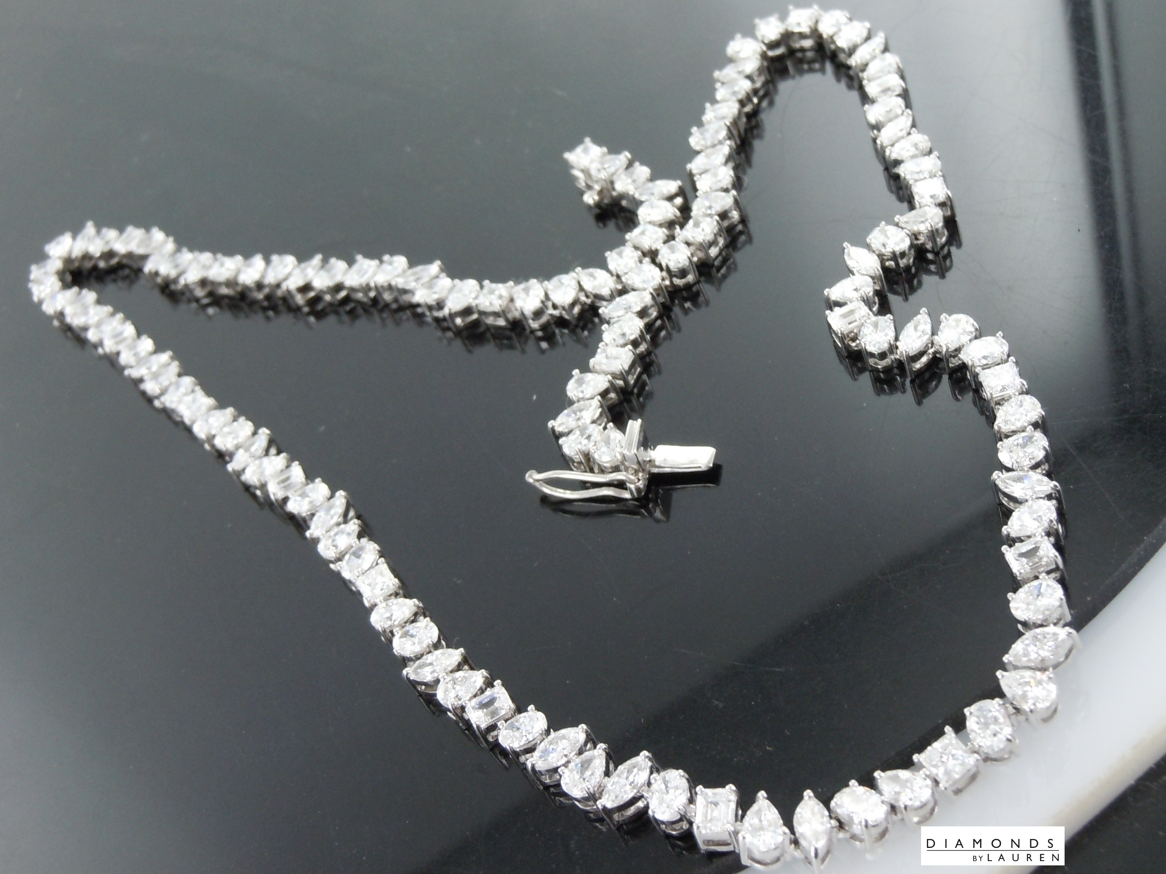 lab diamond necklace