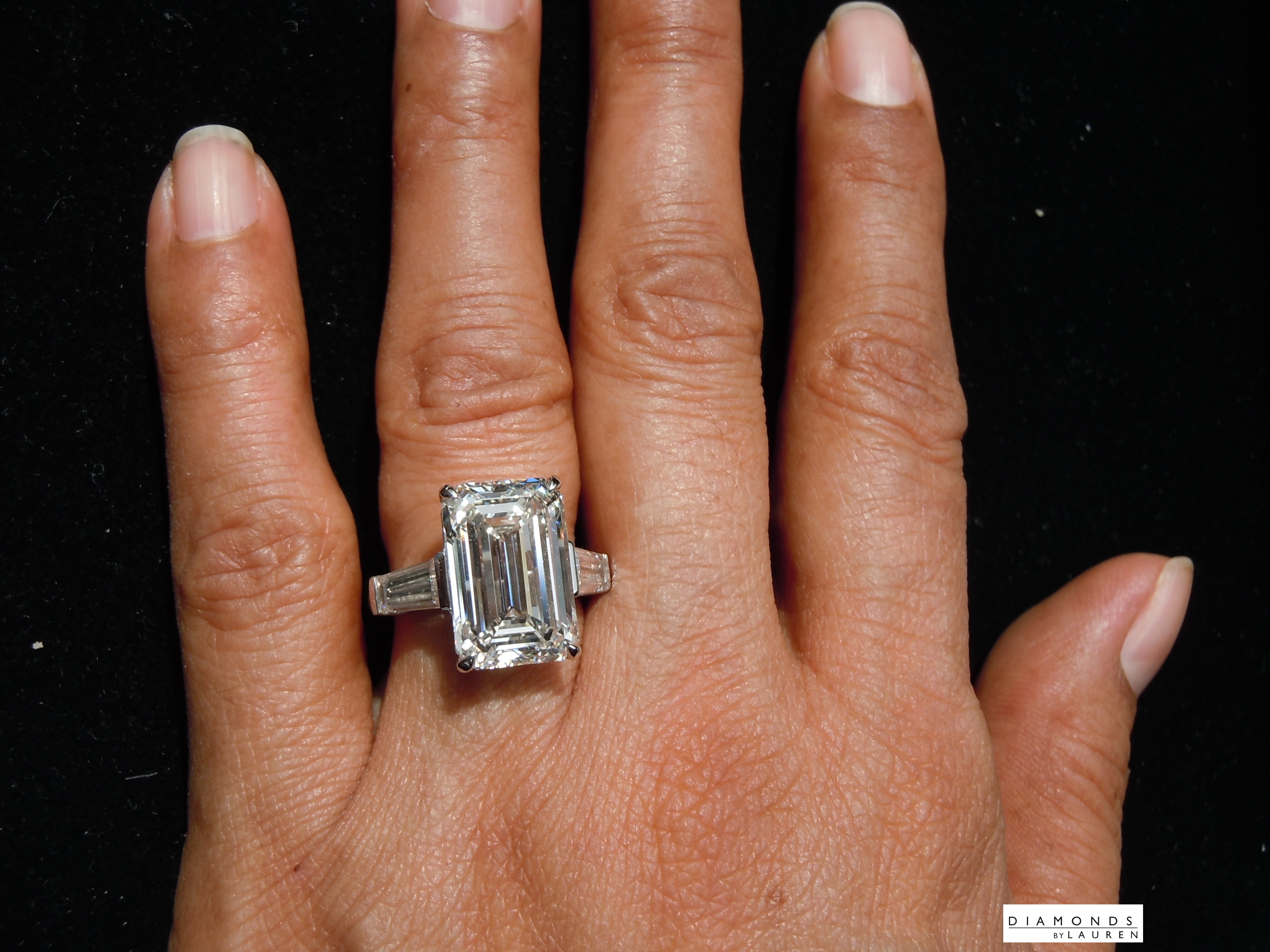 lab diamond ring