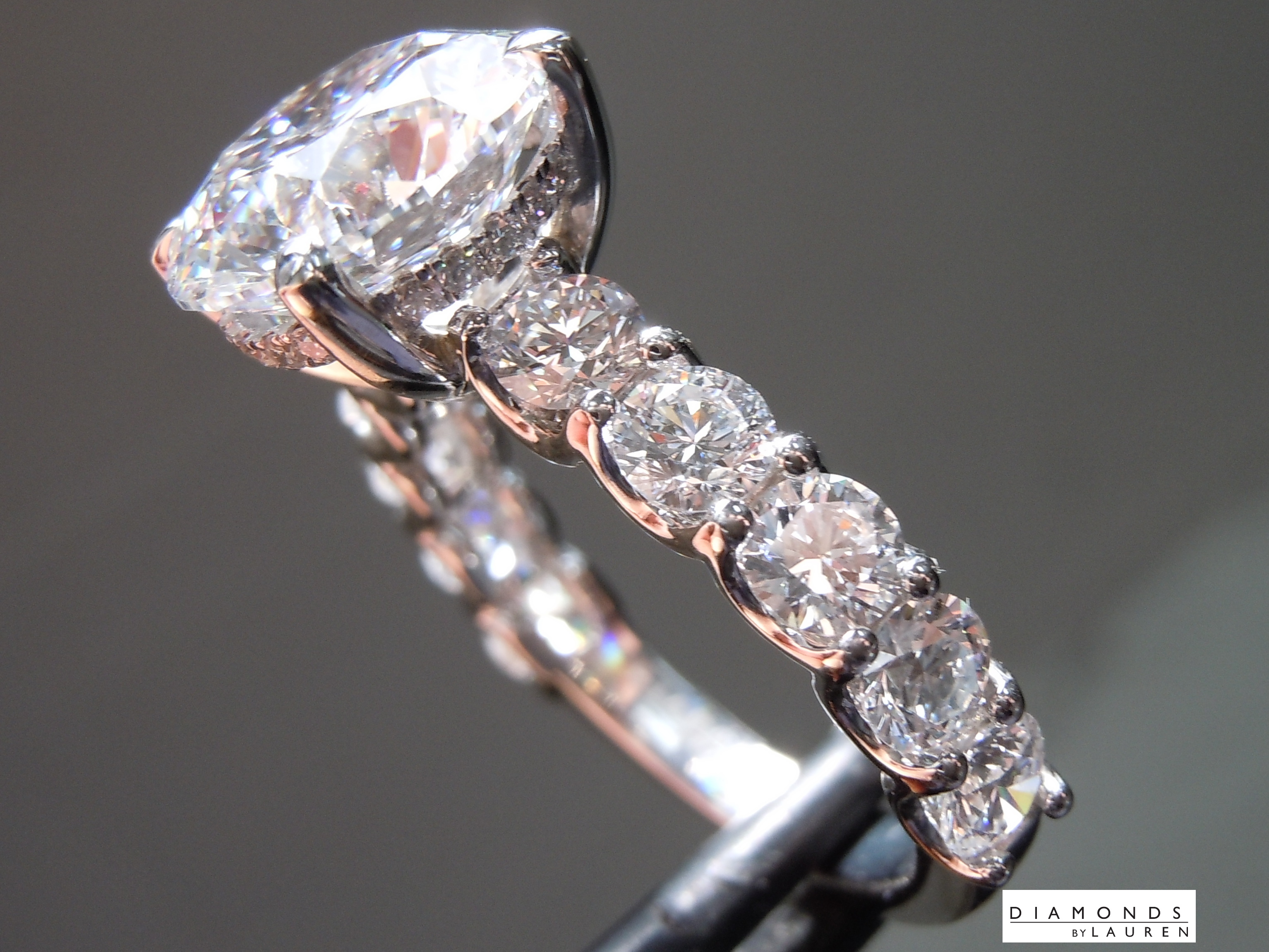 lab diamond ring