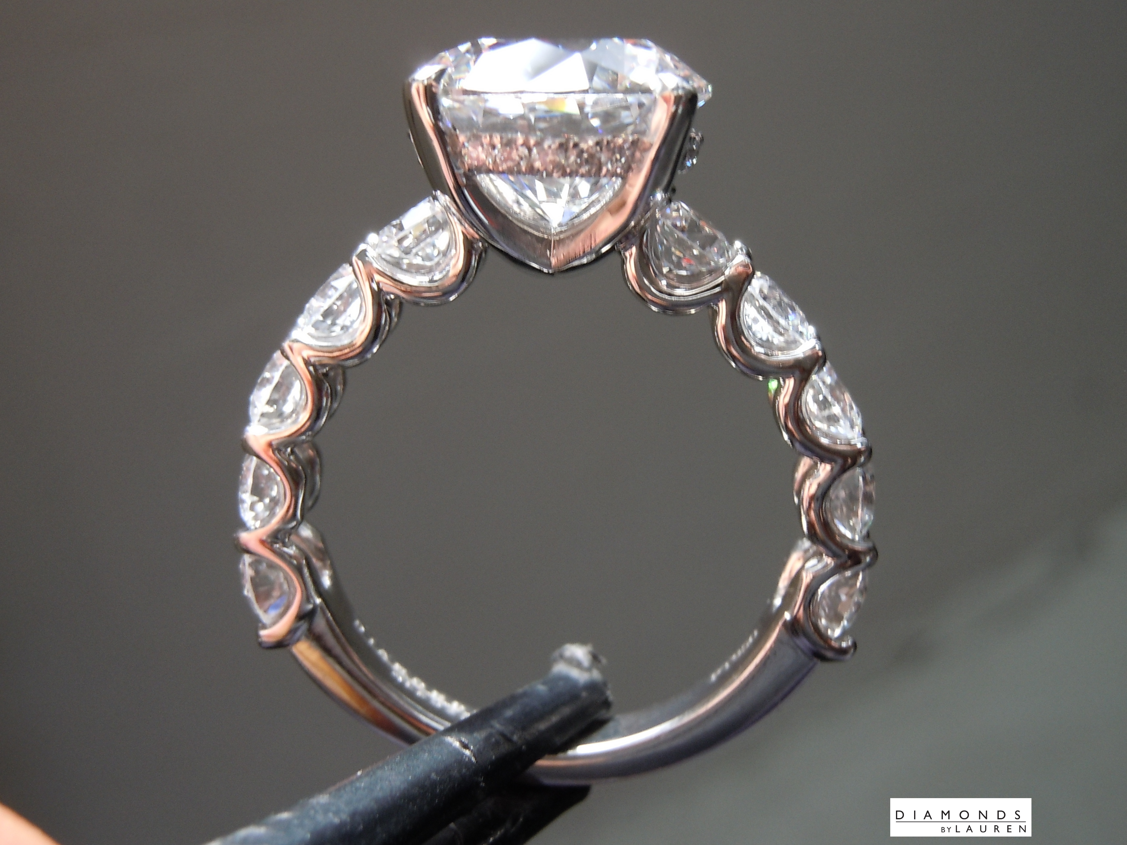 colorless diamond ring