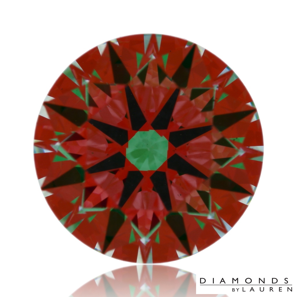 colorless lab diamond ring