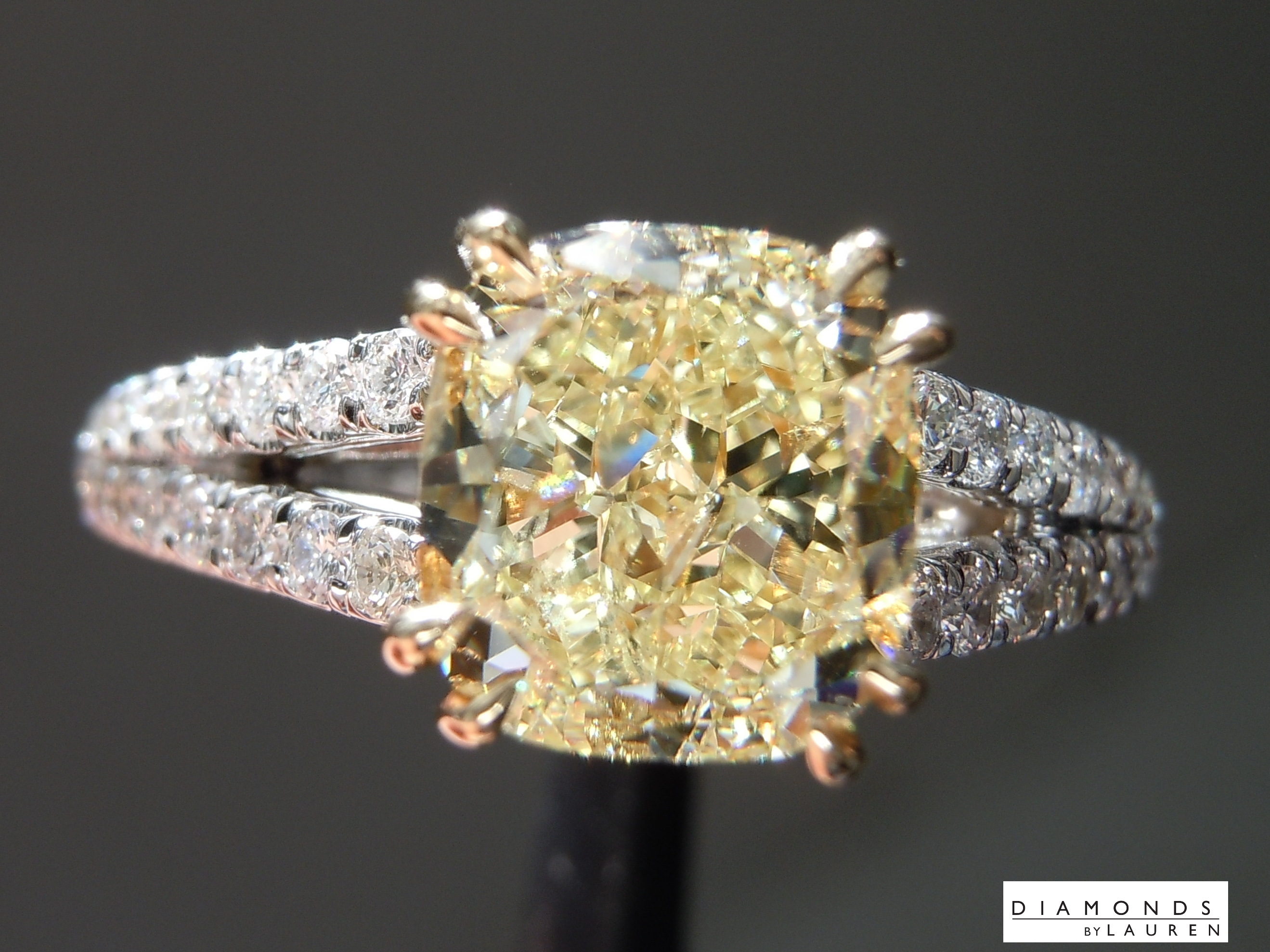 canary diamond ring