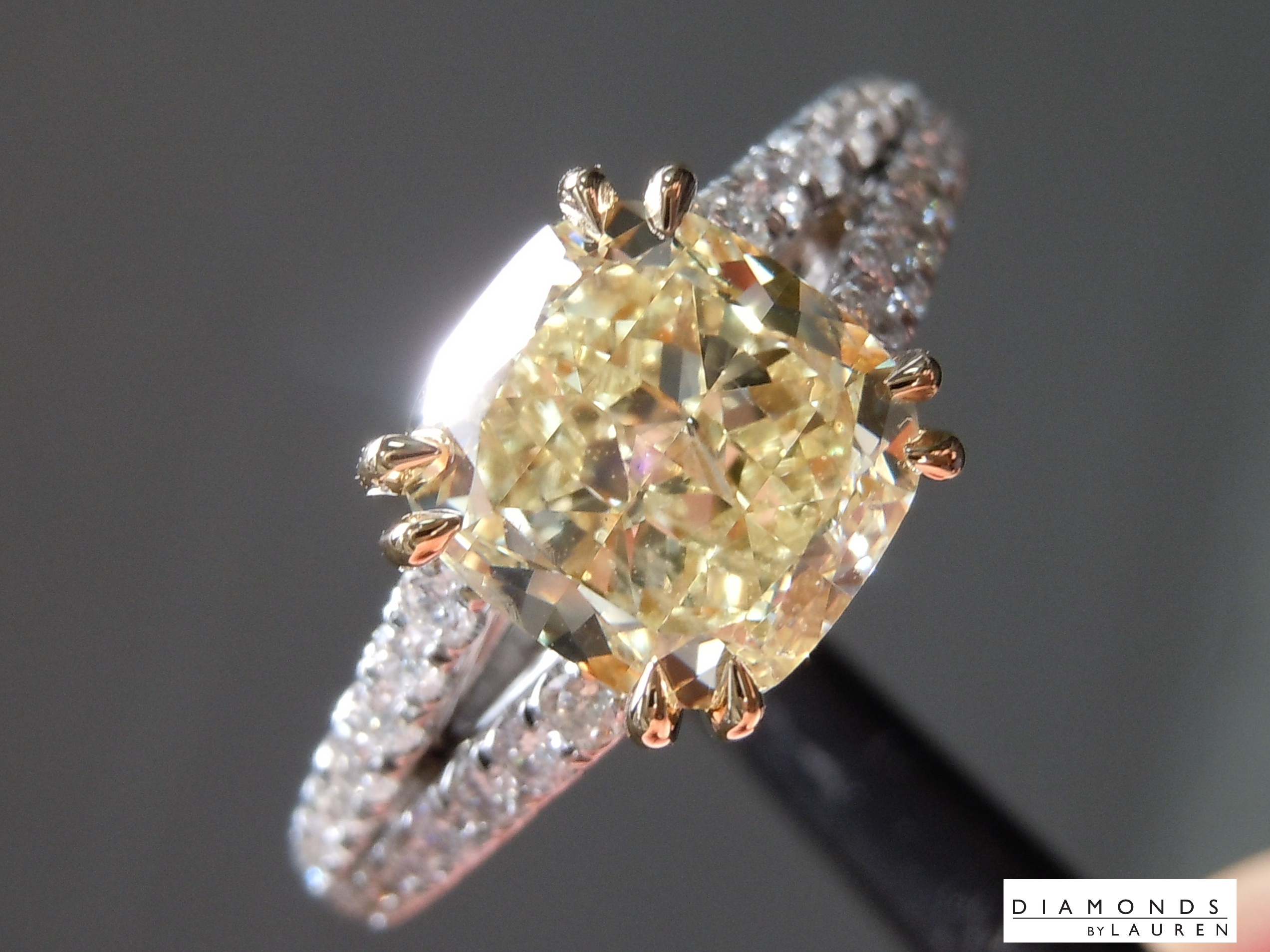 yellow diamond ring