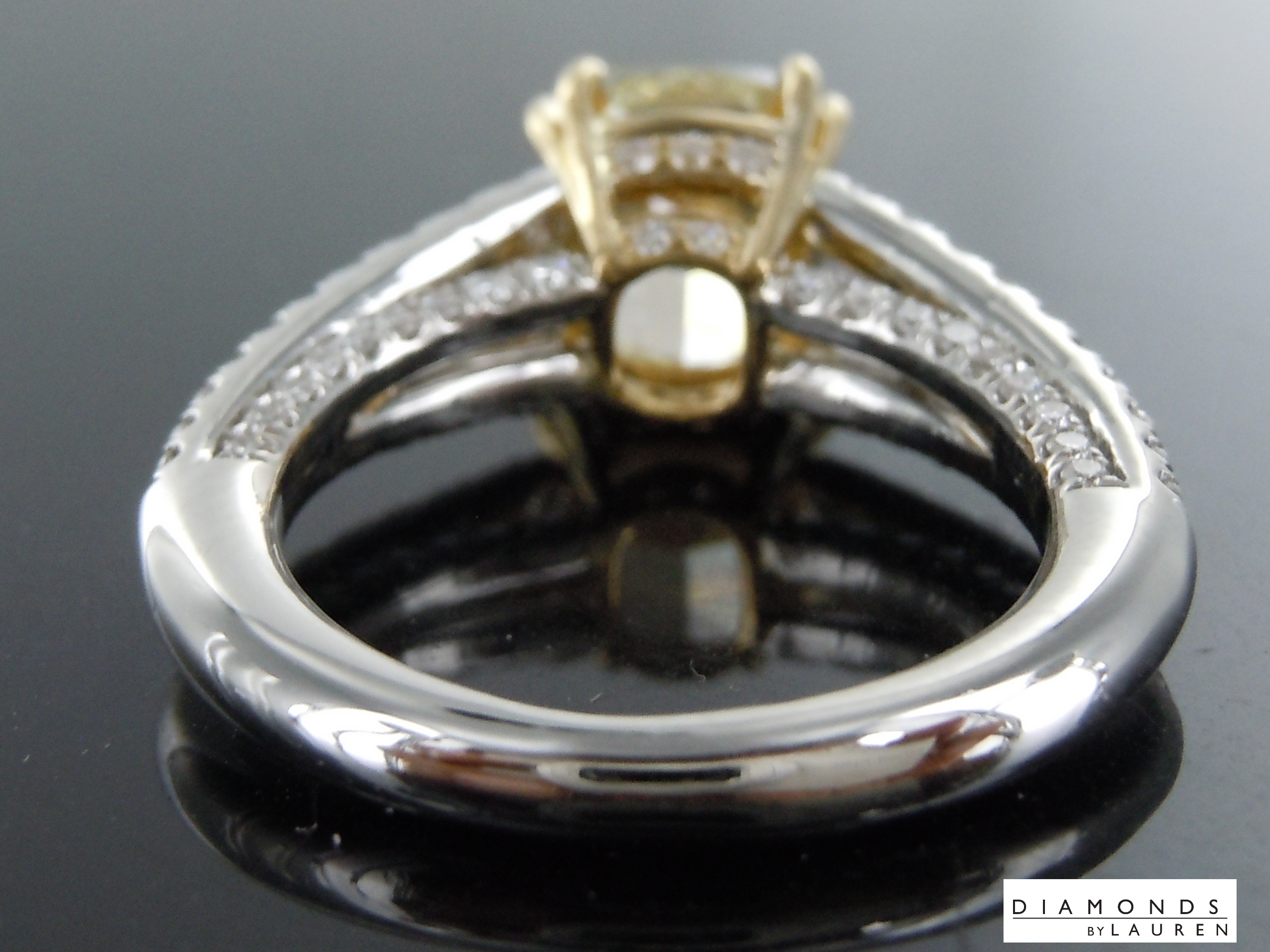 canary diamond ring