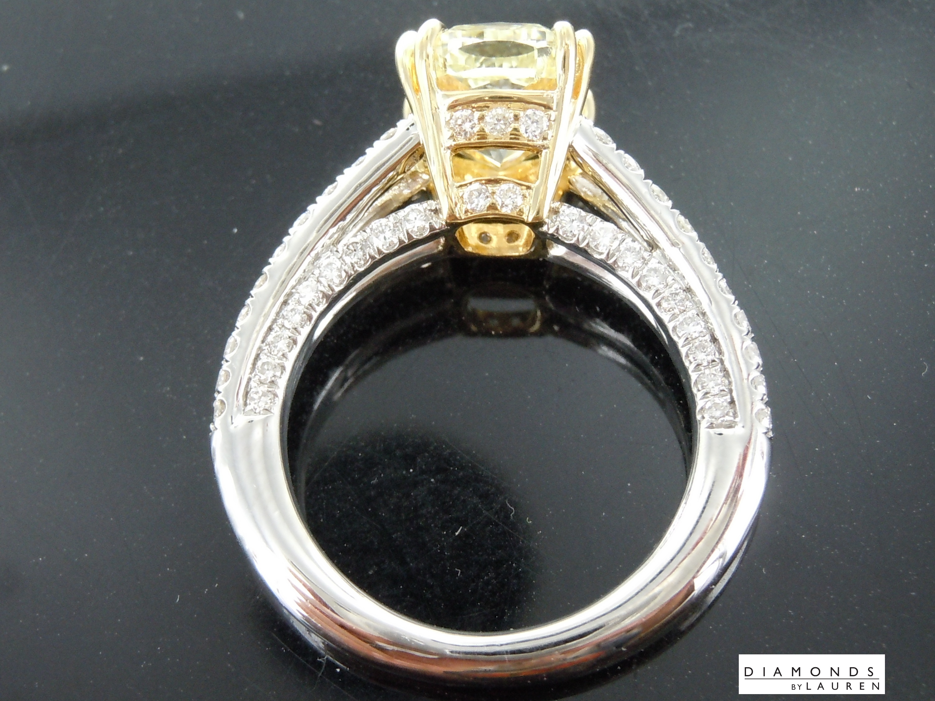 yellow diamond ring