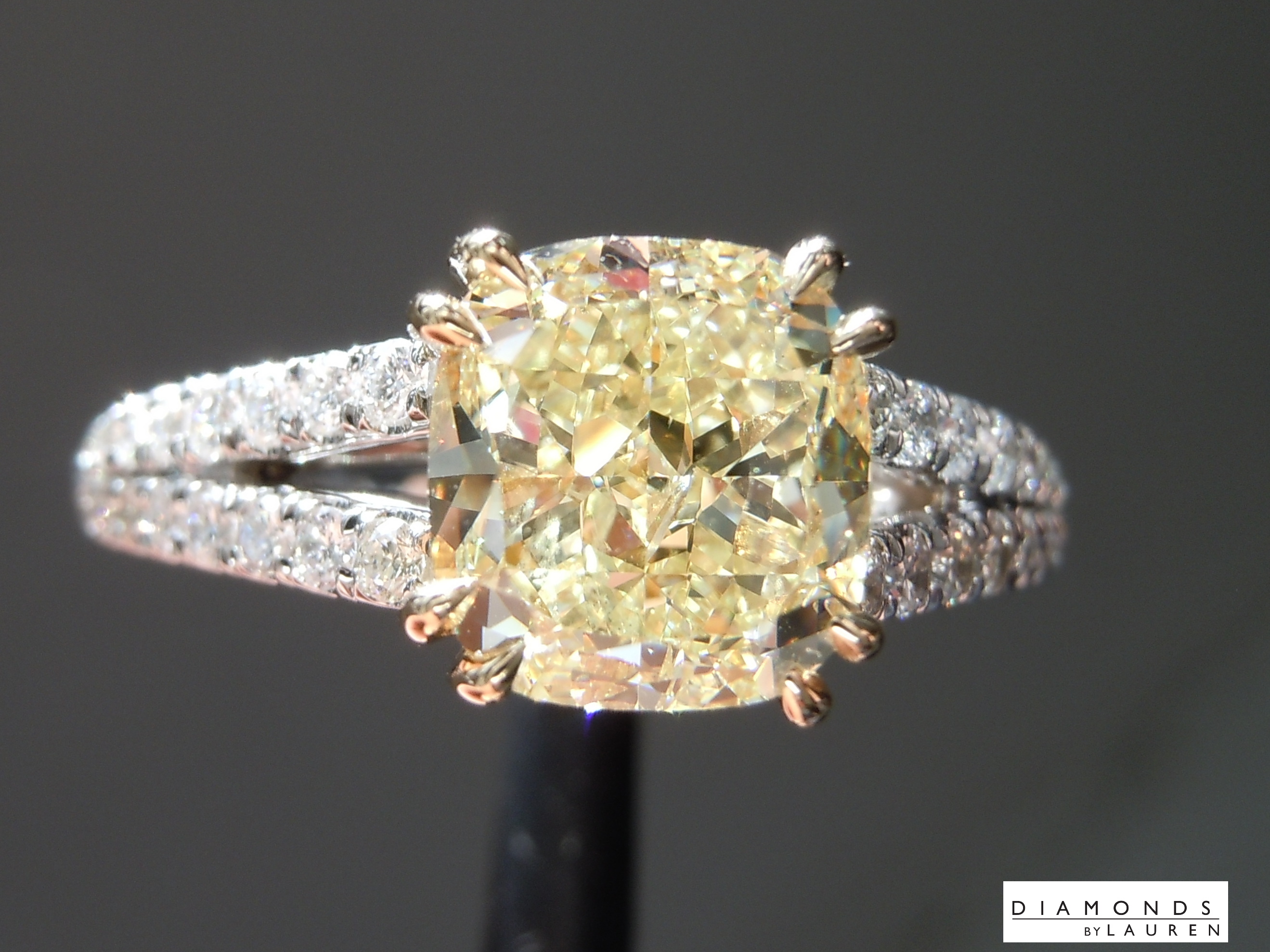 canary diamond ring