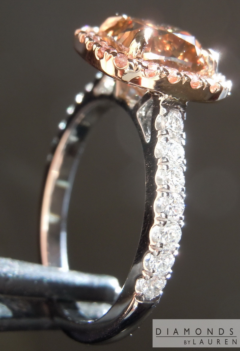 brown diamond ring