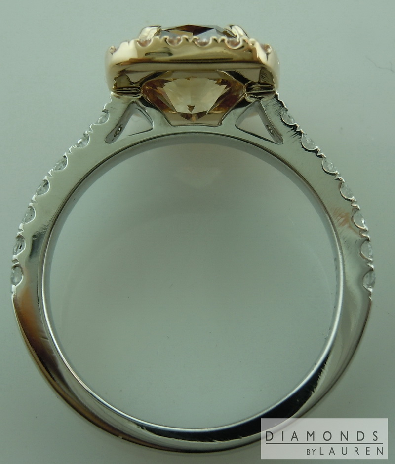 brown diamond ring