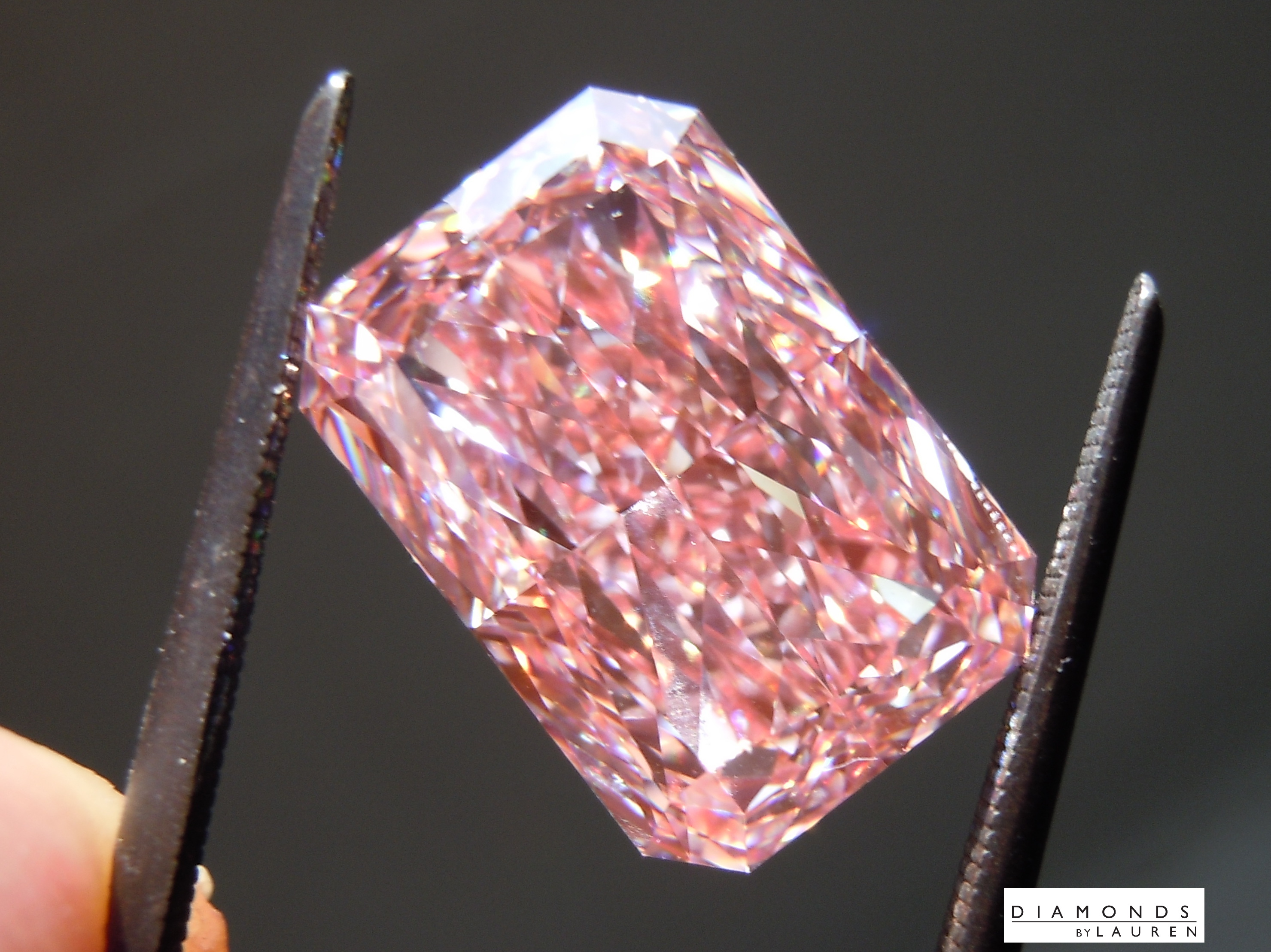 pink lab diamond