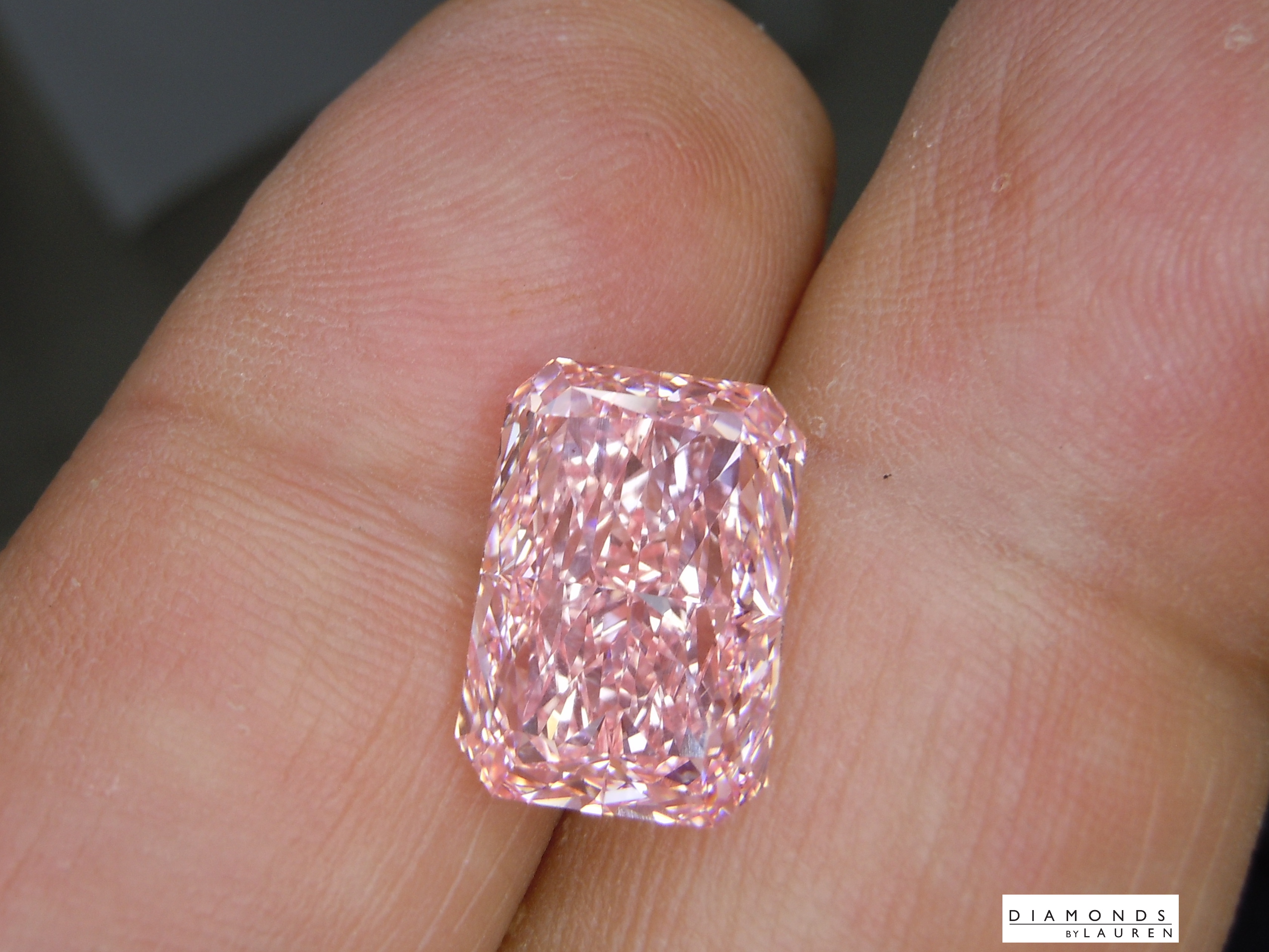 pink lab diamond