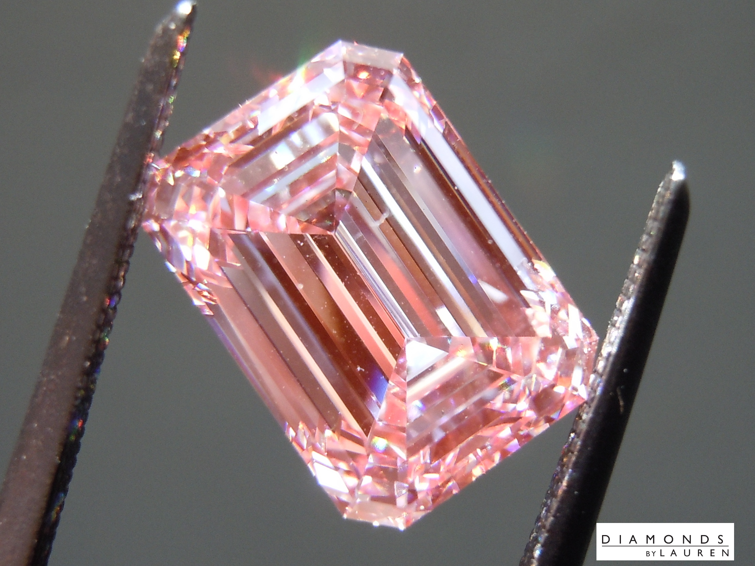 pink lab diamond
