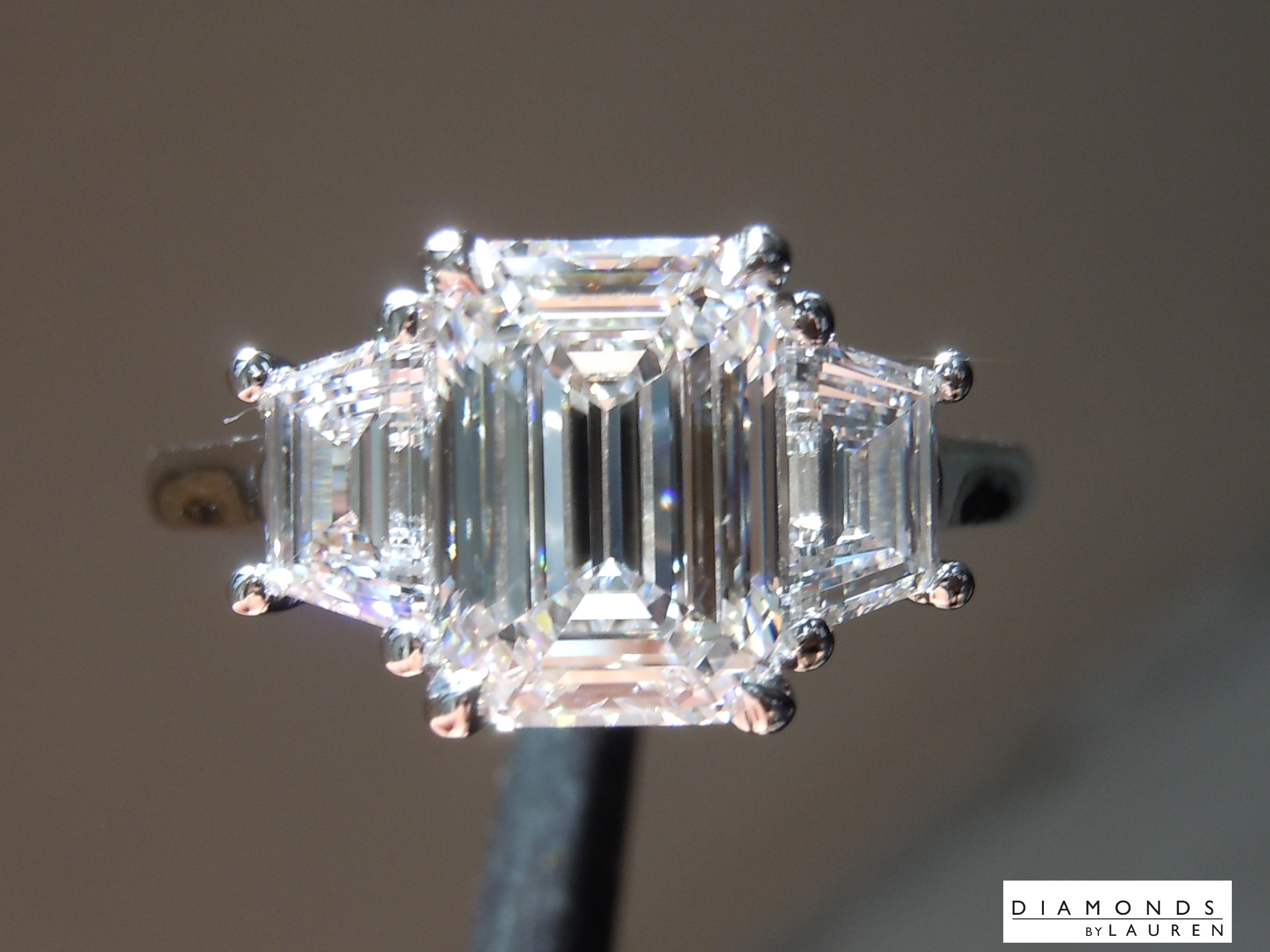 lab diamond ring