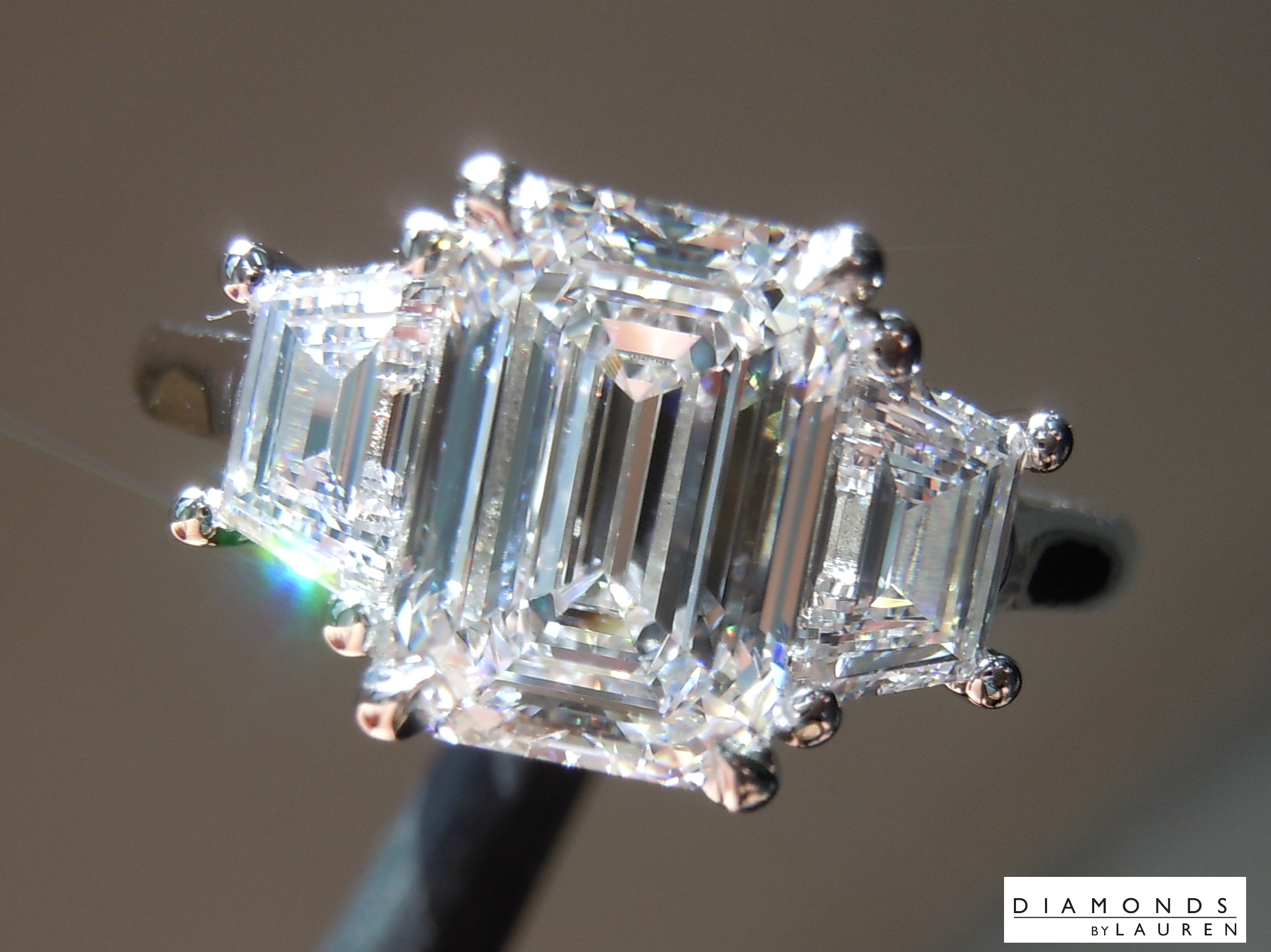 lab diamond ring