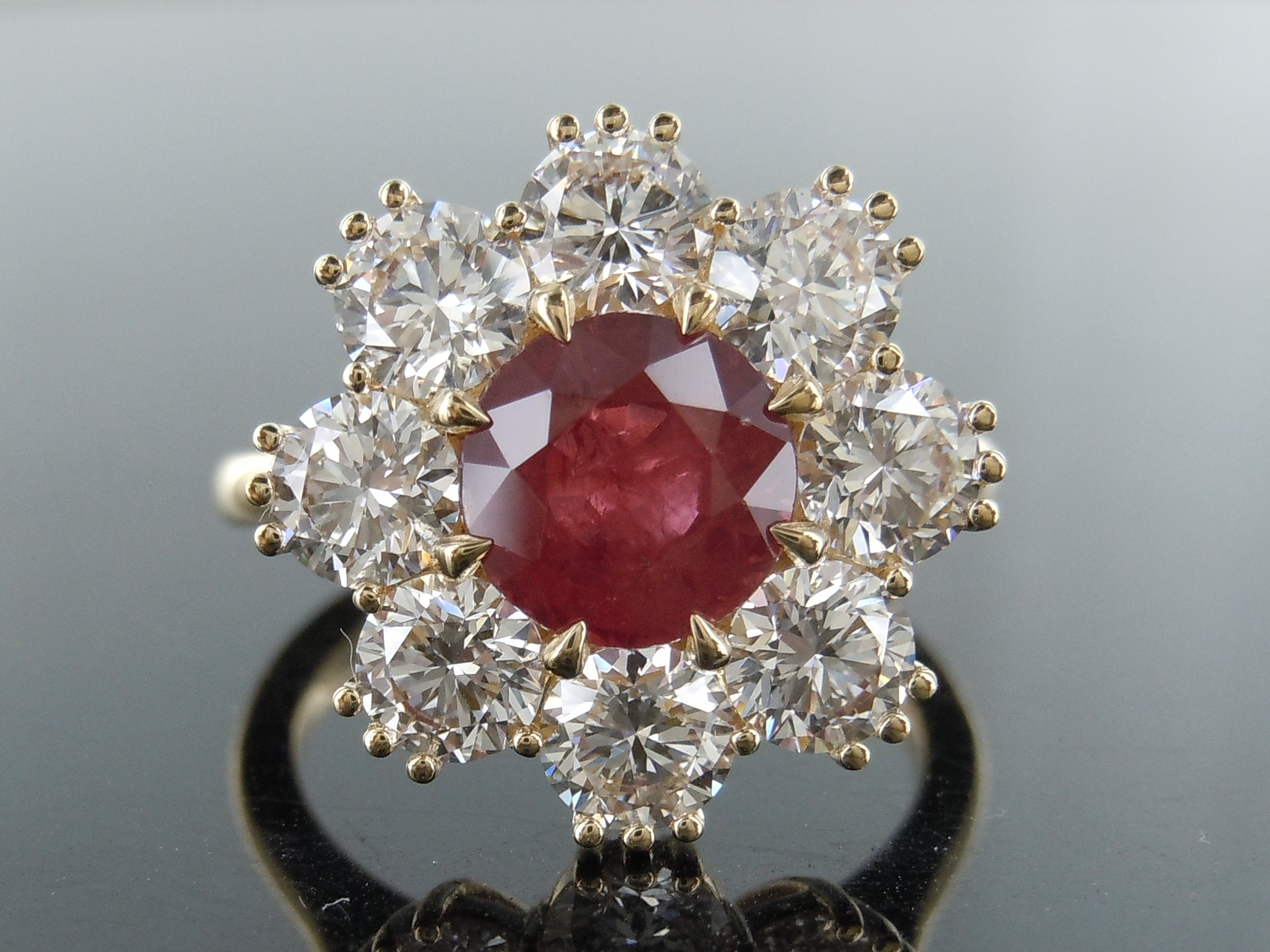 ruby and diamond ring