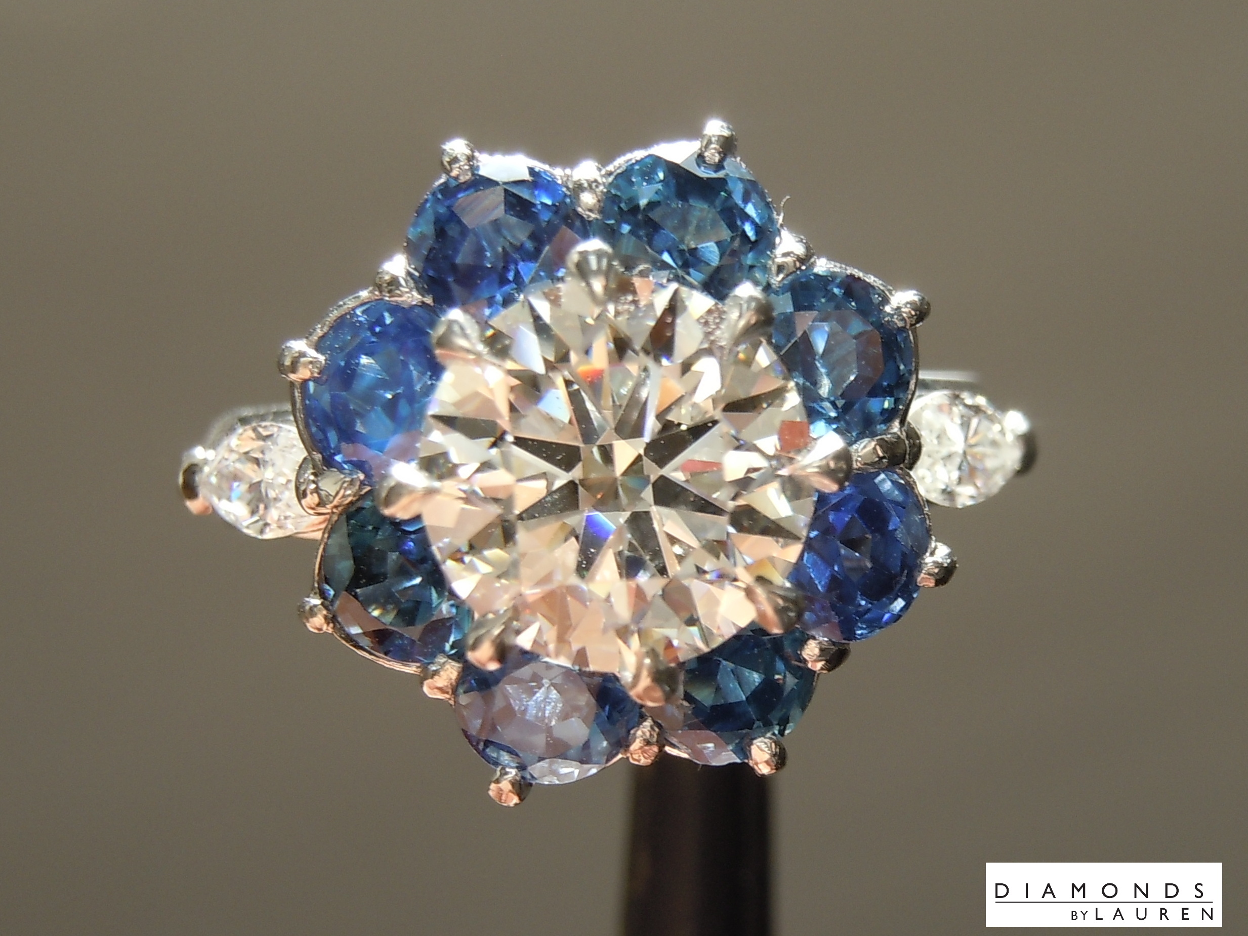 colorless diamond ring