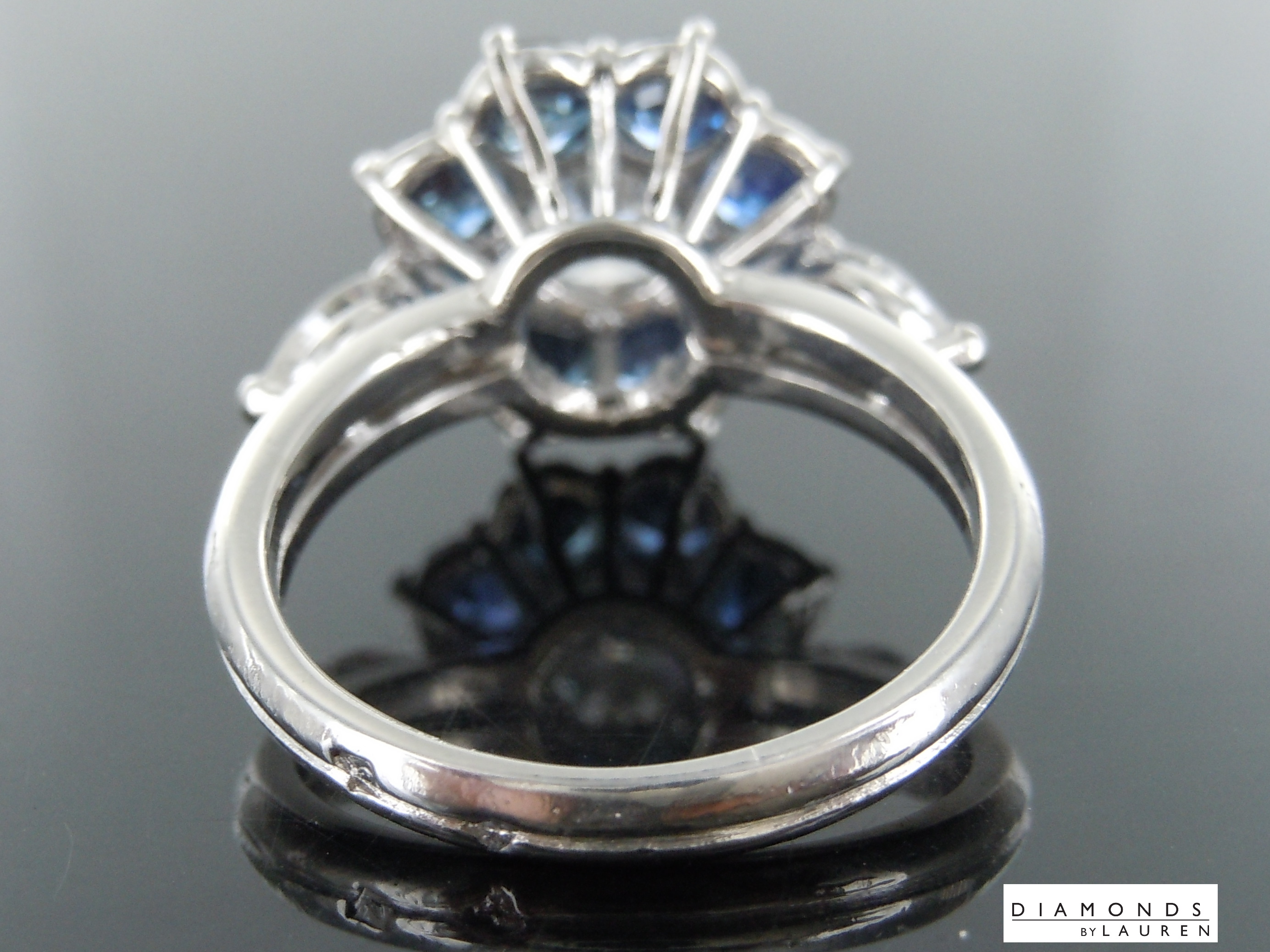 colorless diamond ring