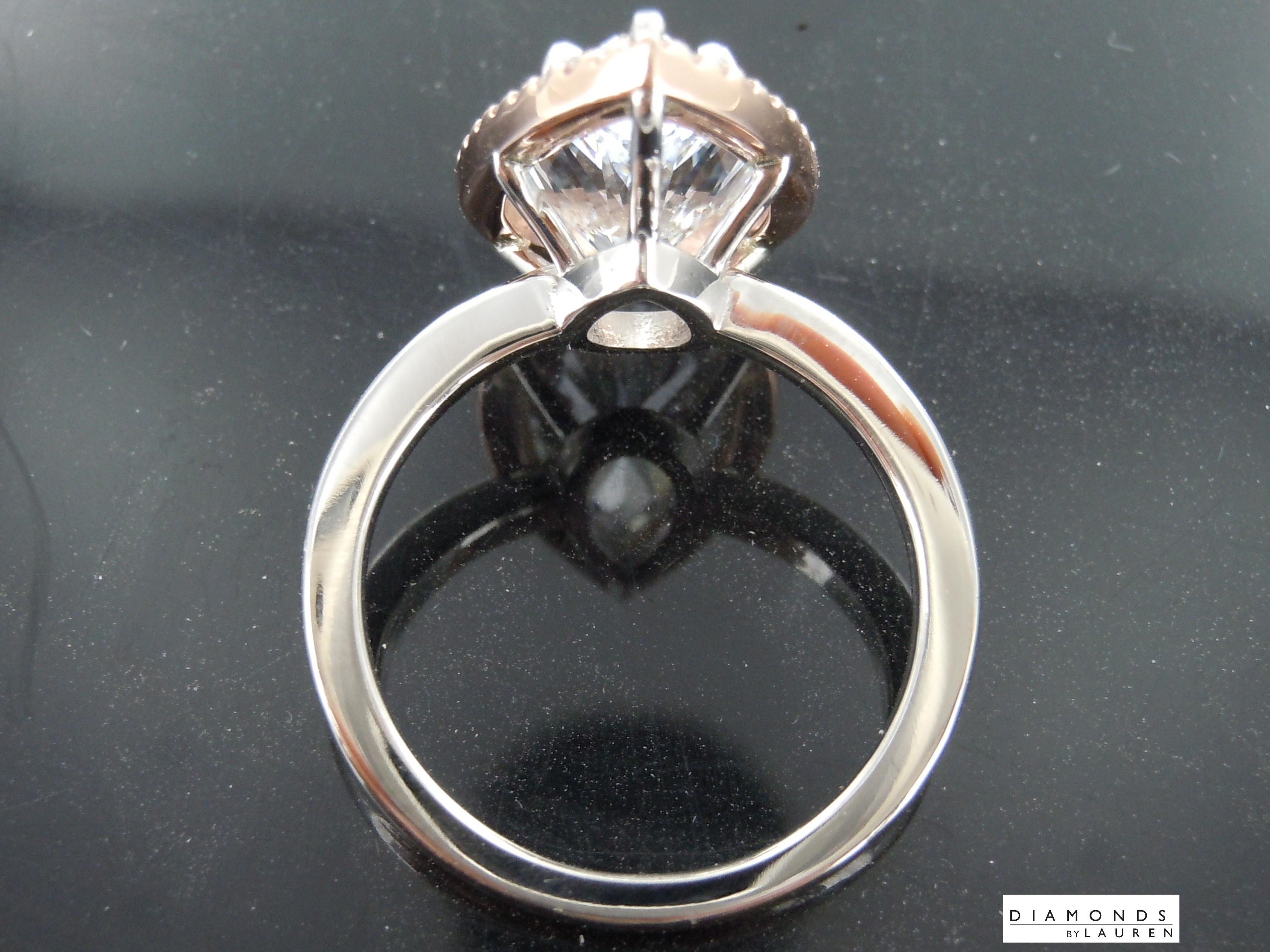 colorless diamond ring