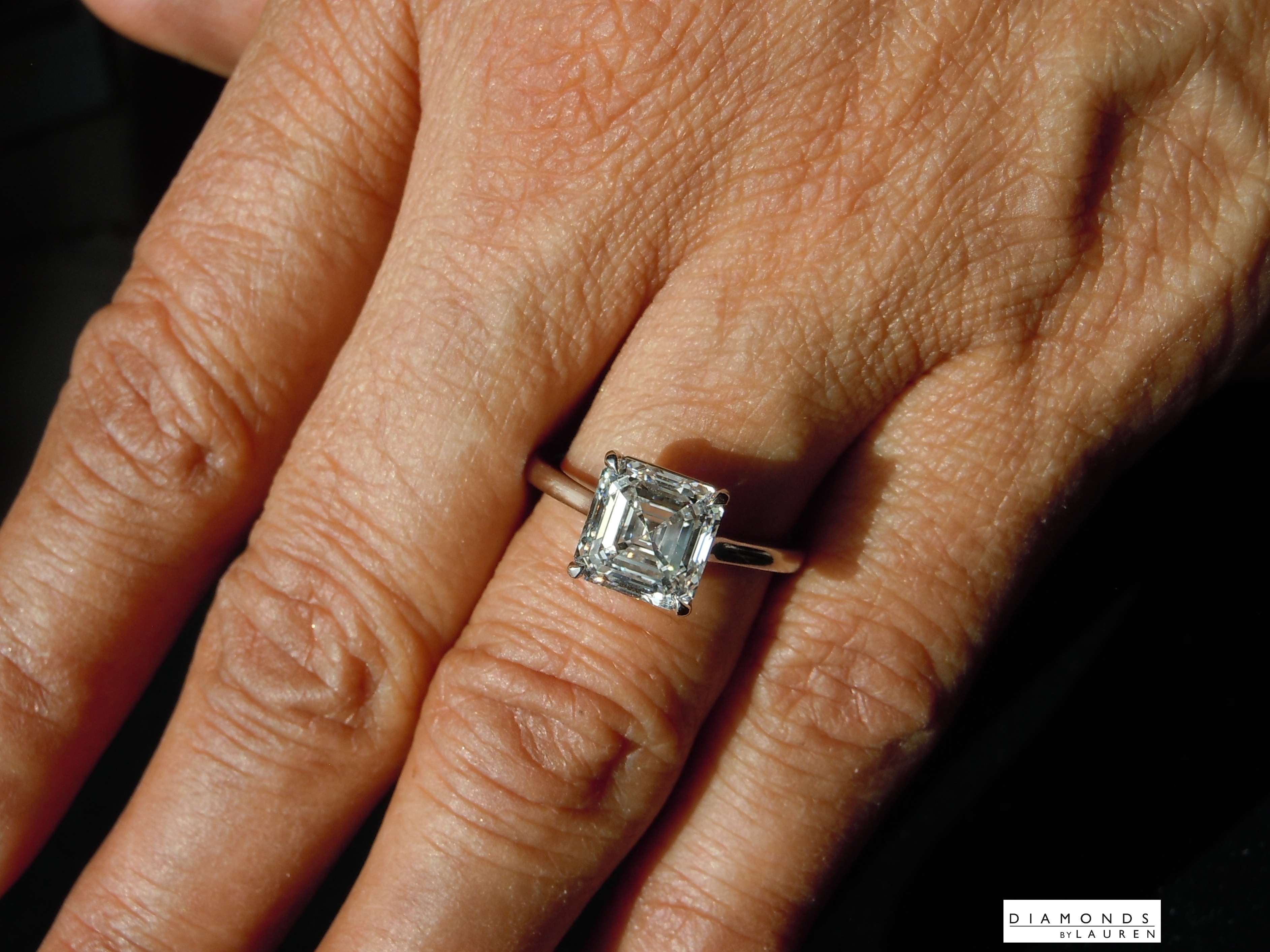 lab diamond ring