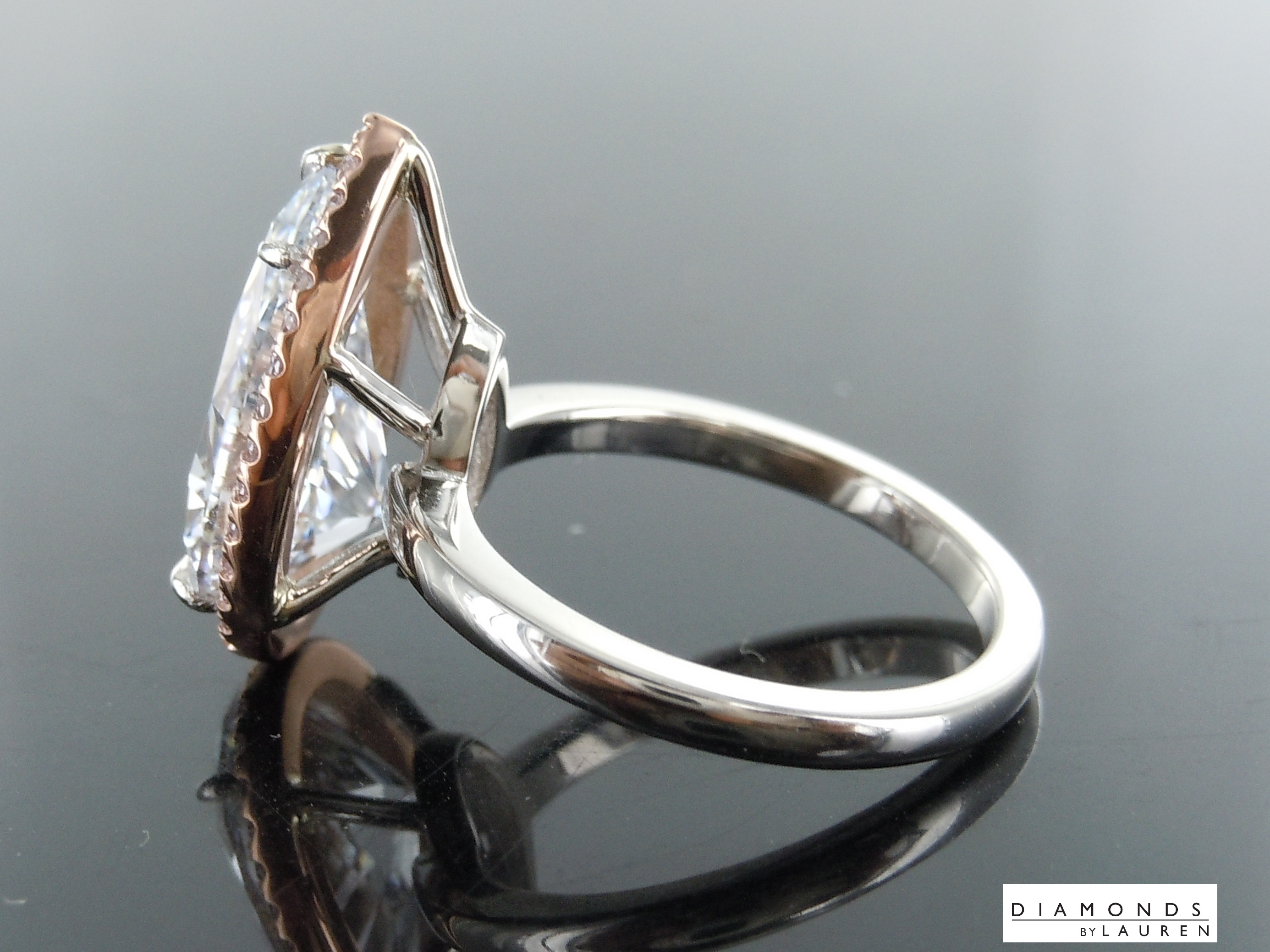 brown diamond ring
