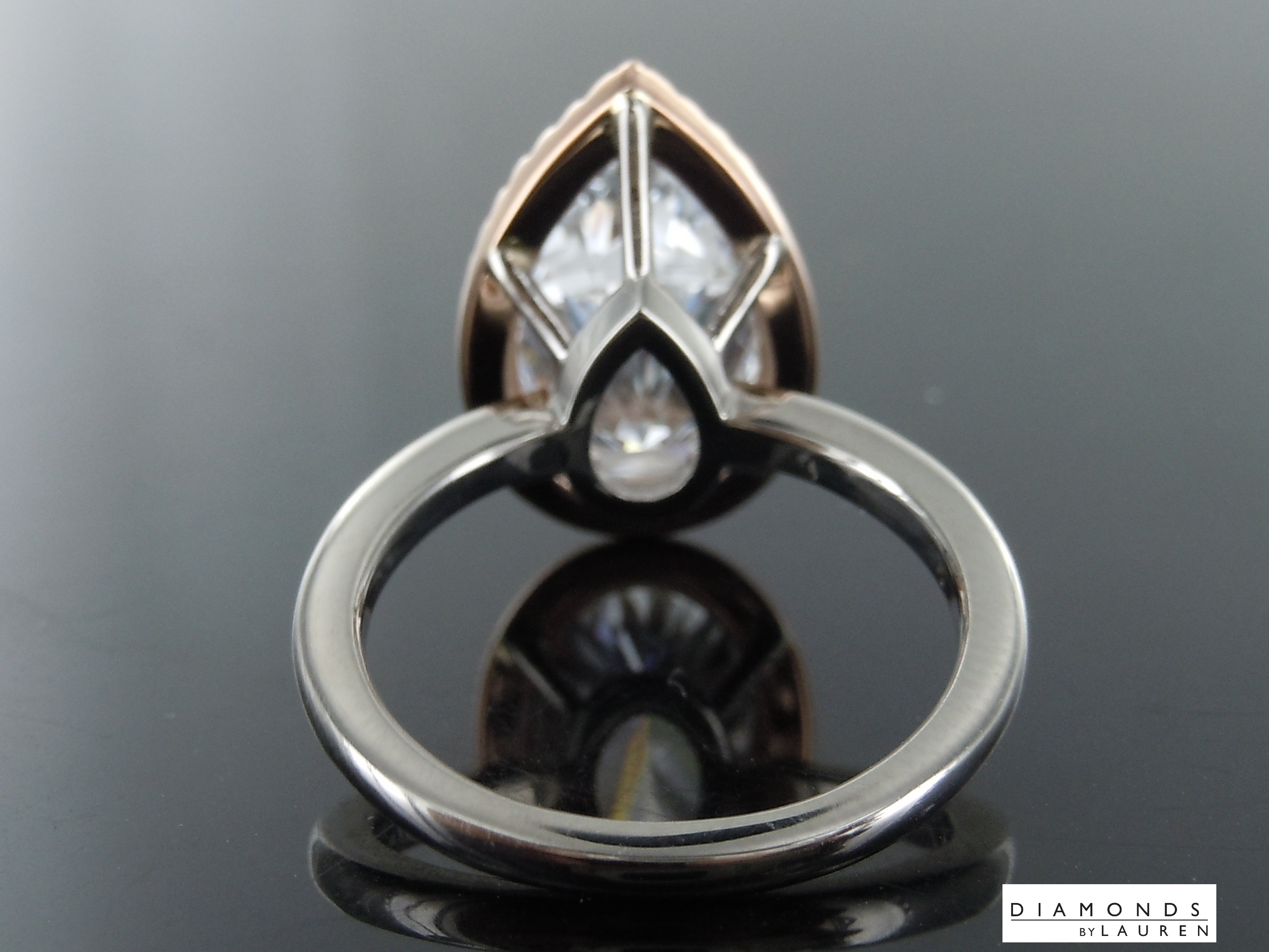 natural brown diamond ring
