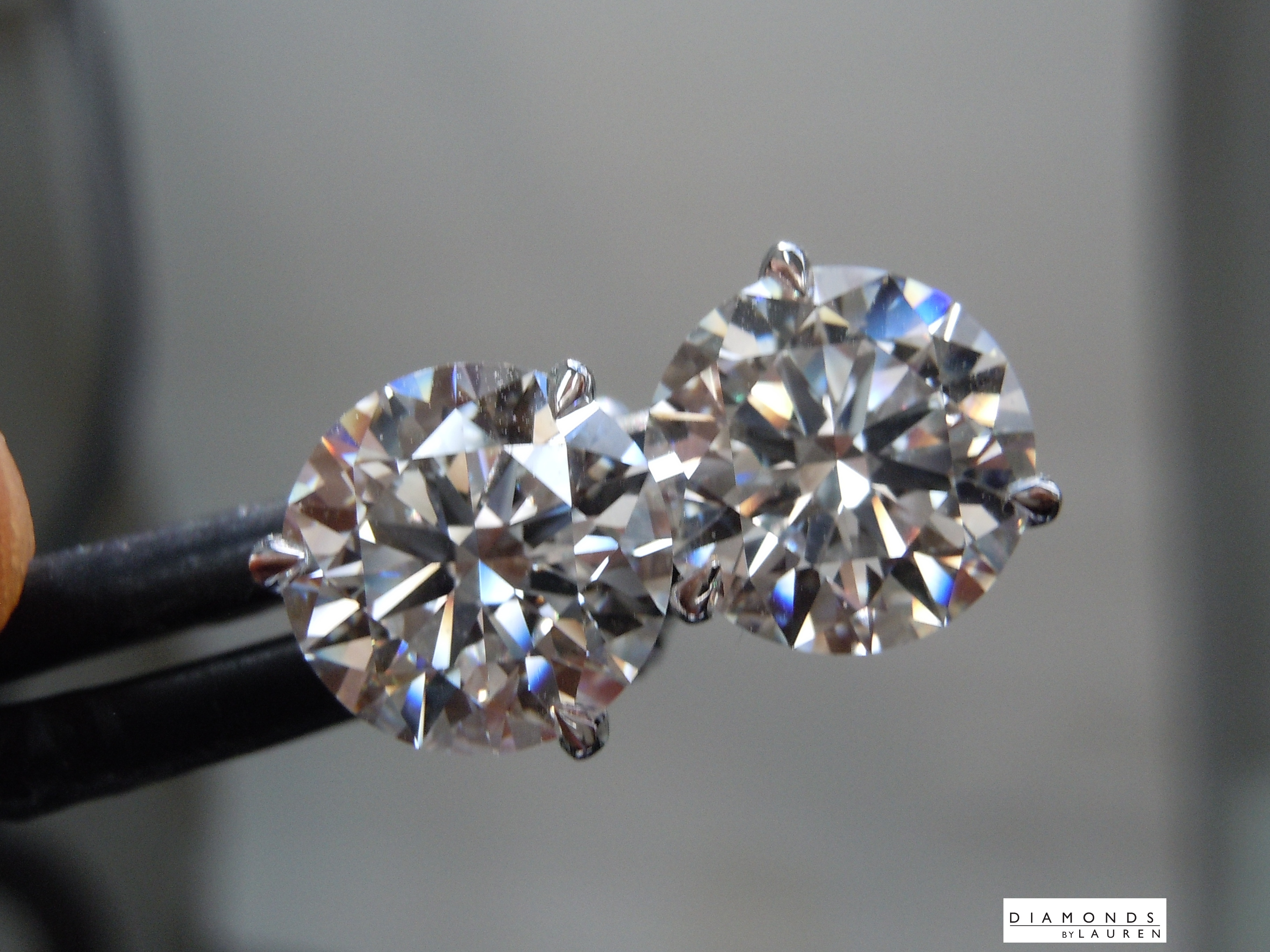 chocolate diamond earrings