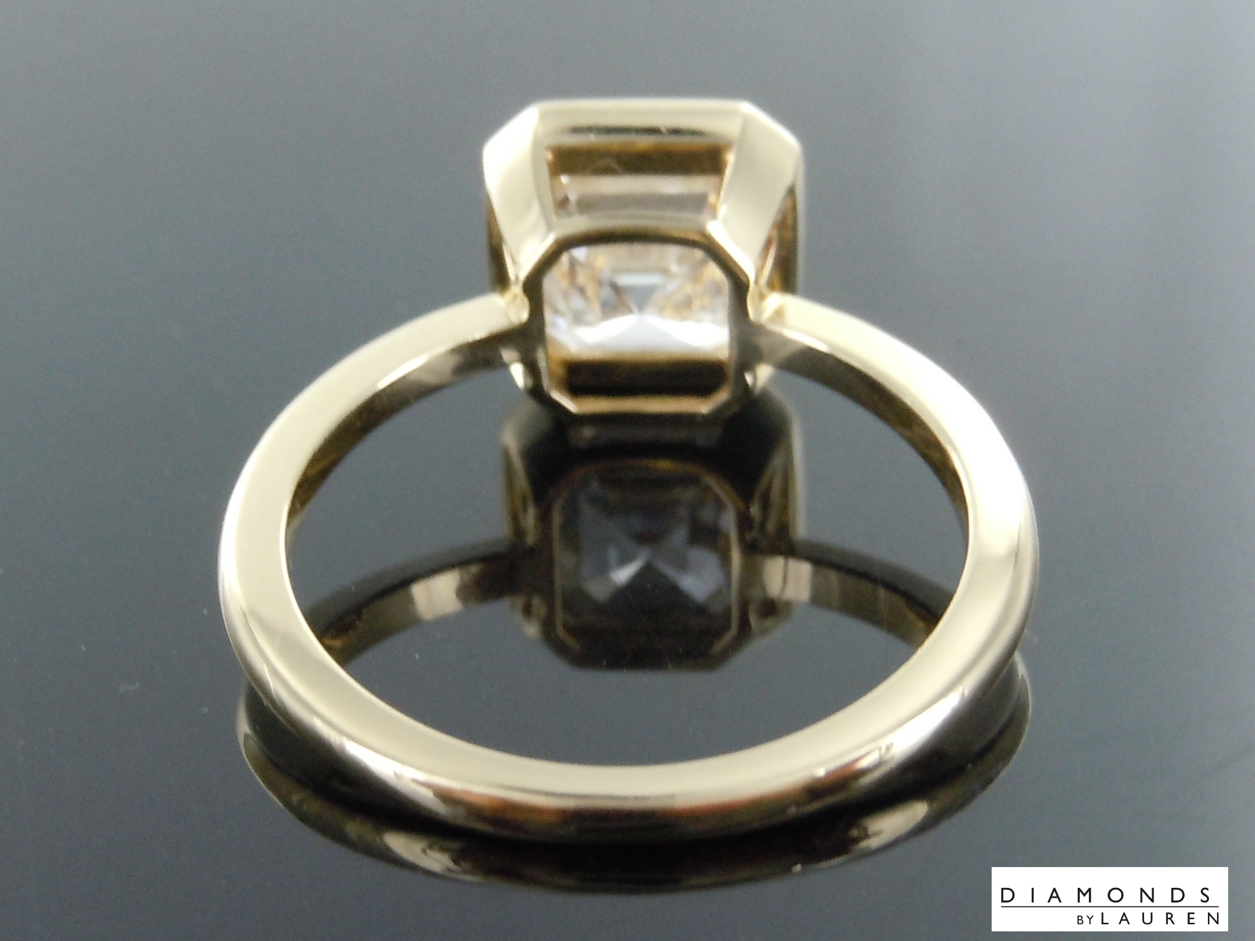 lab diamond ring