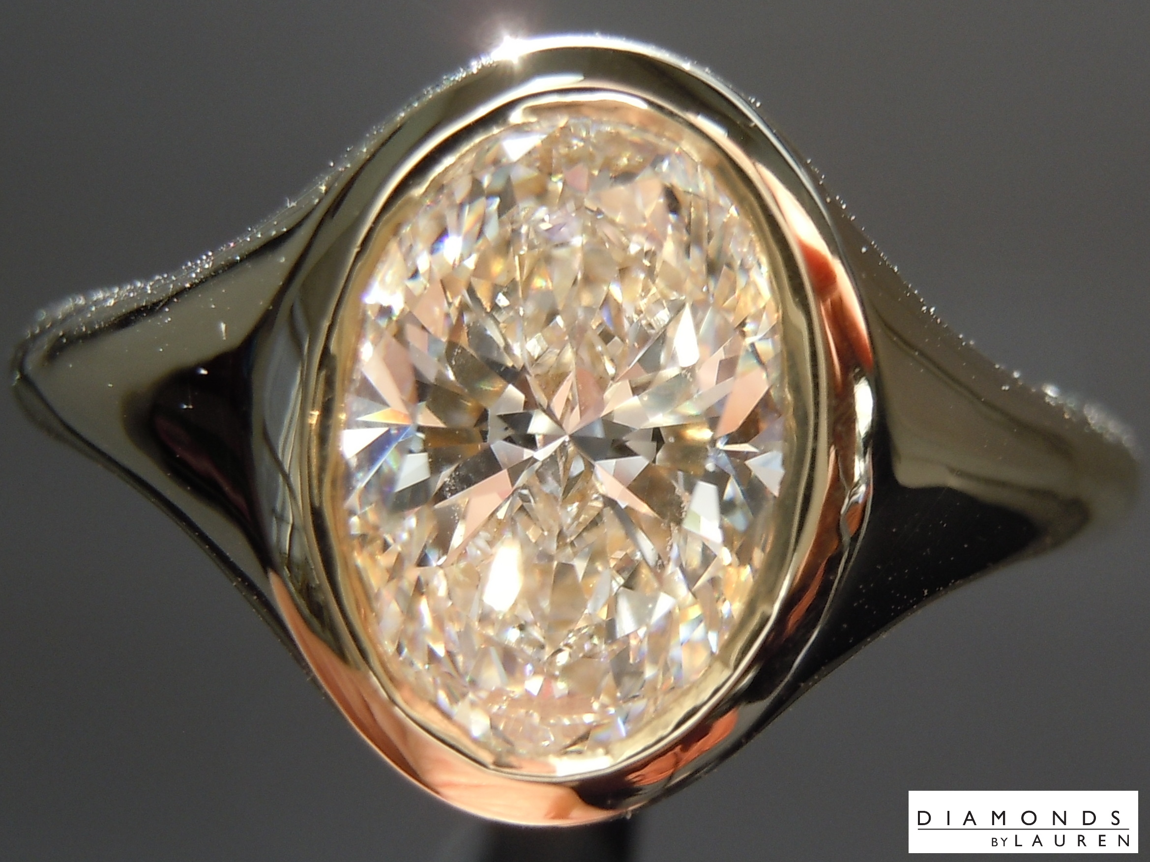 lab diamond ring