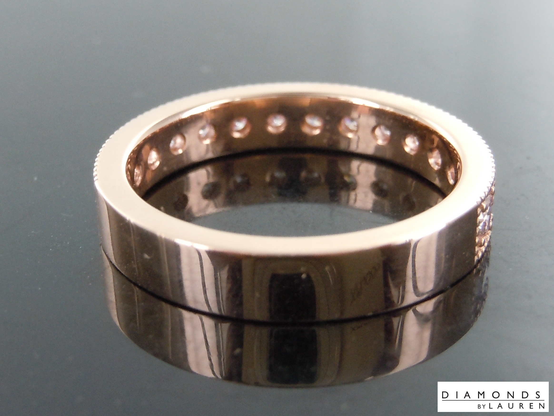 natural pink diamond ring