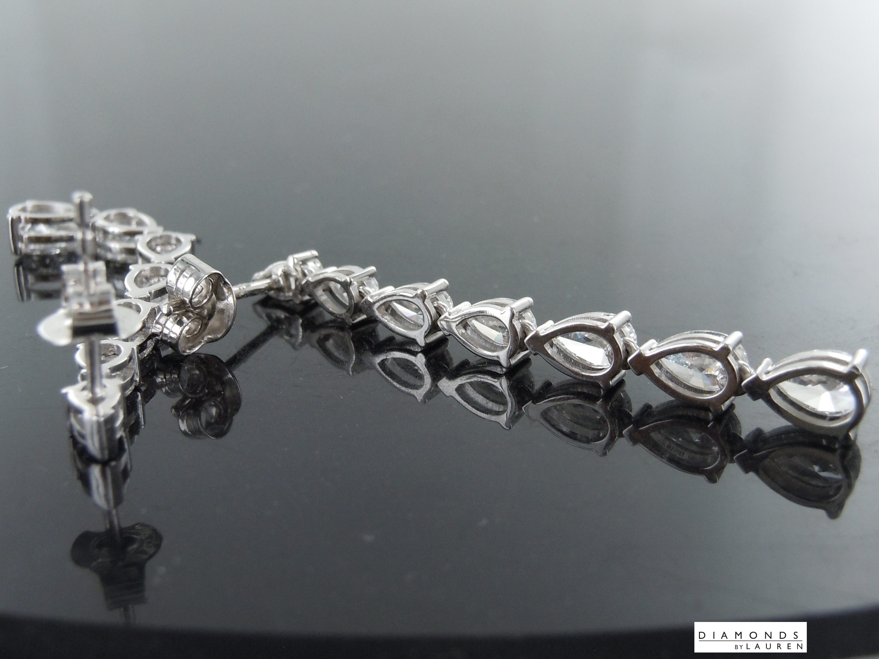 lab diamond earrings