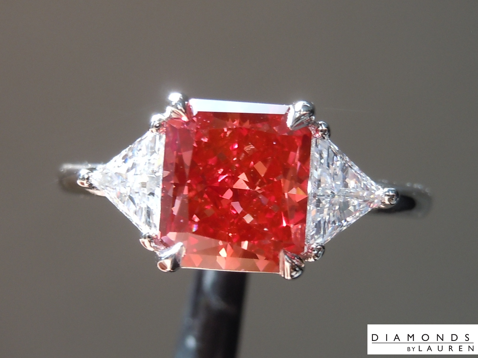 lab diamond ring