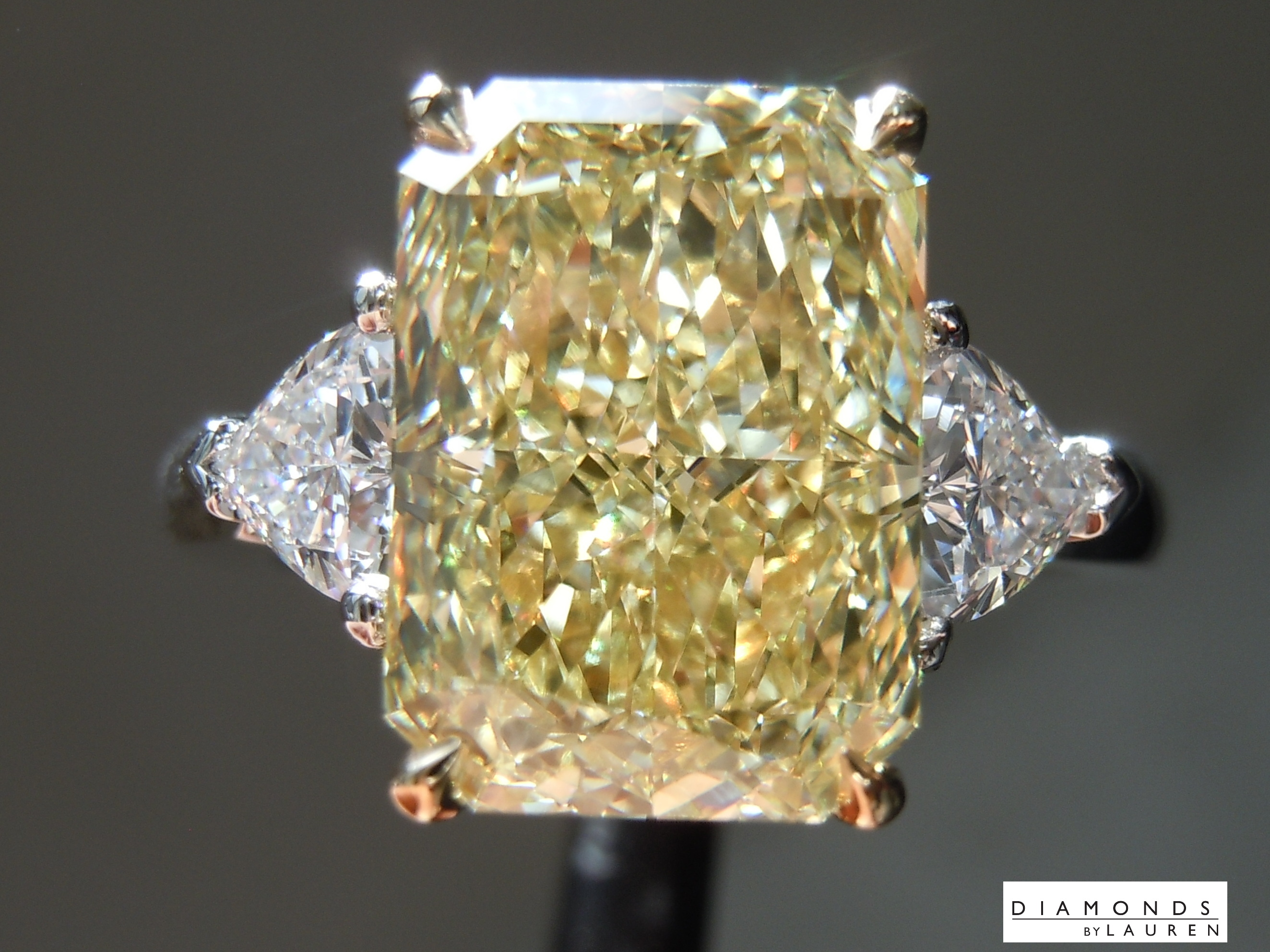 lab diamond ring