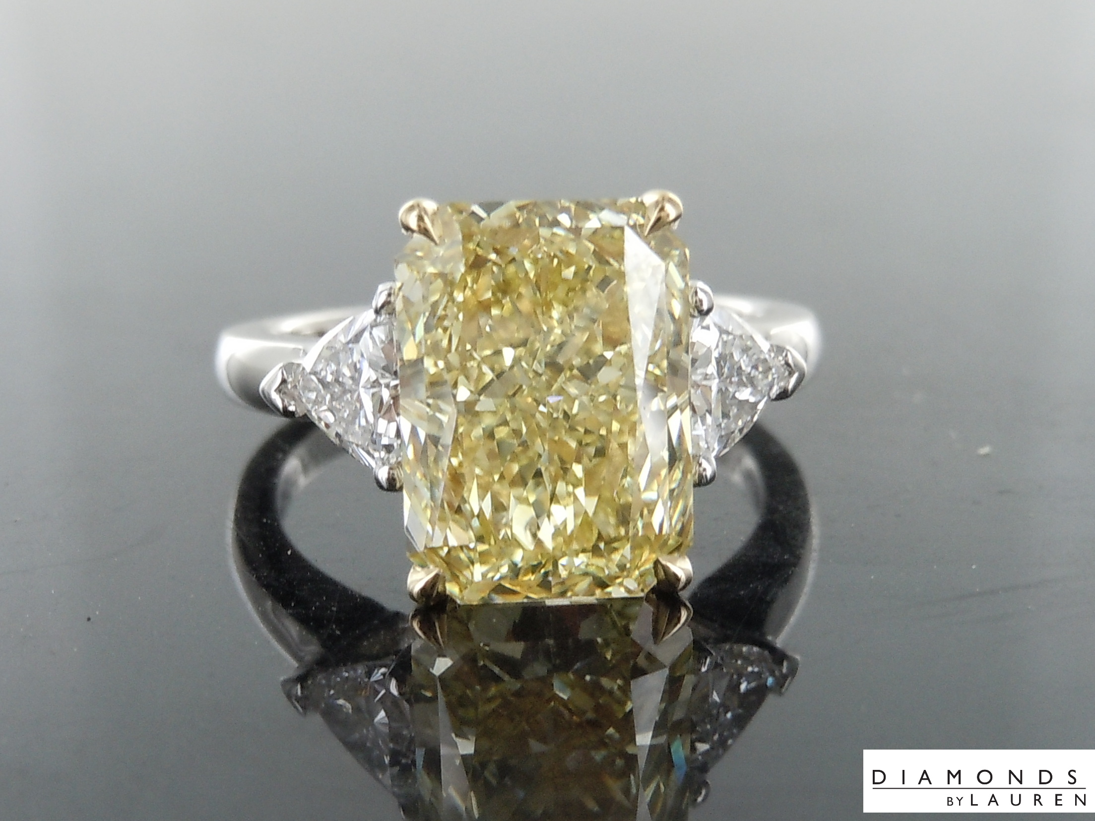 canary diamond ring