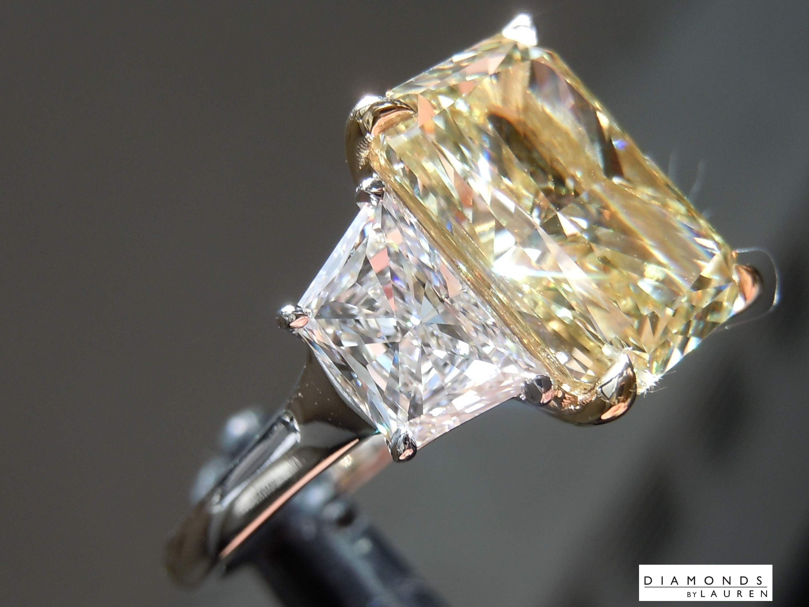 yellow diamond ring