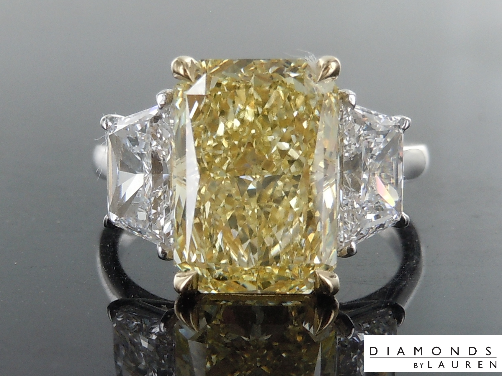 canary diamond ring
