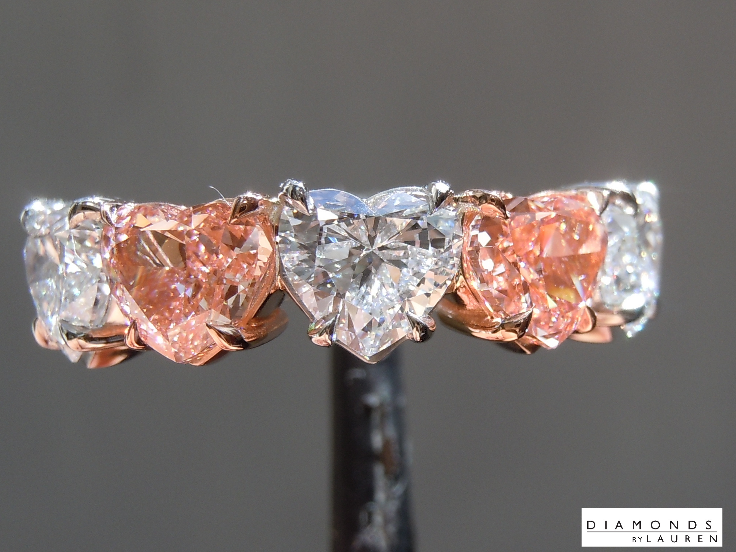 lab yellow diamond ring