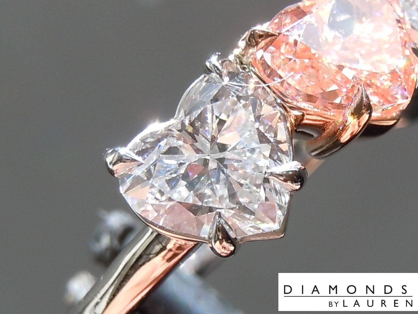 lab canary diamond ring