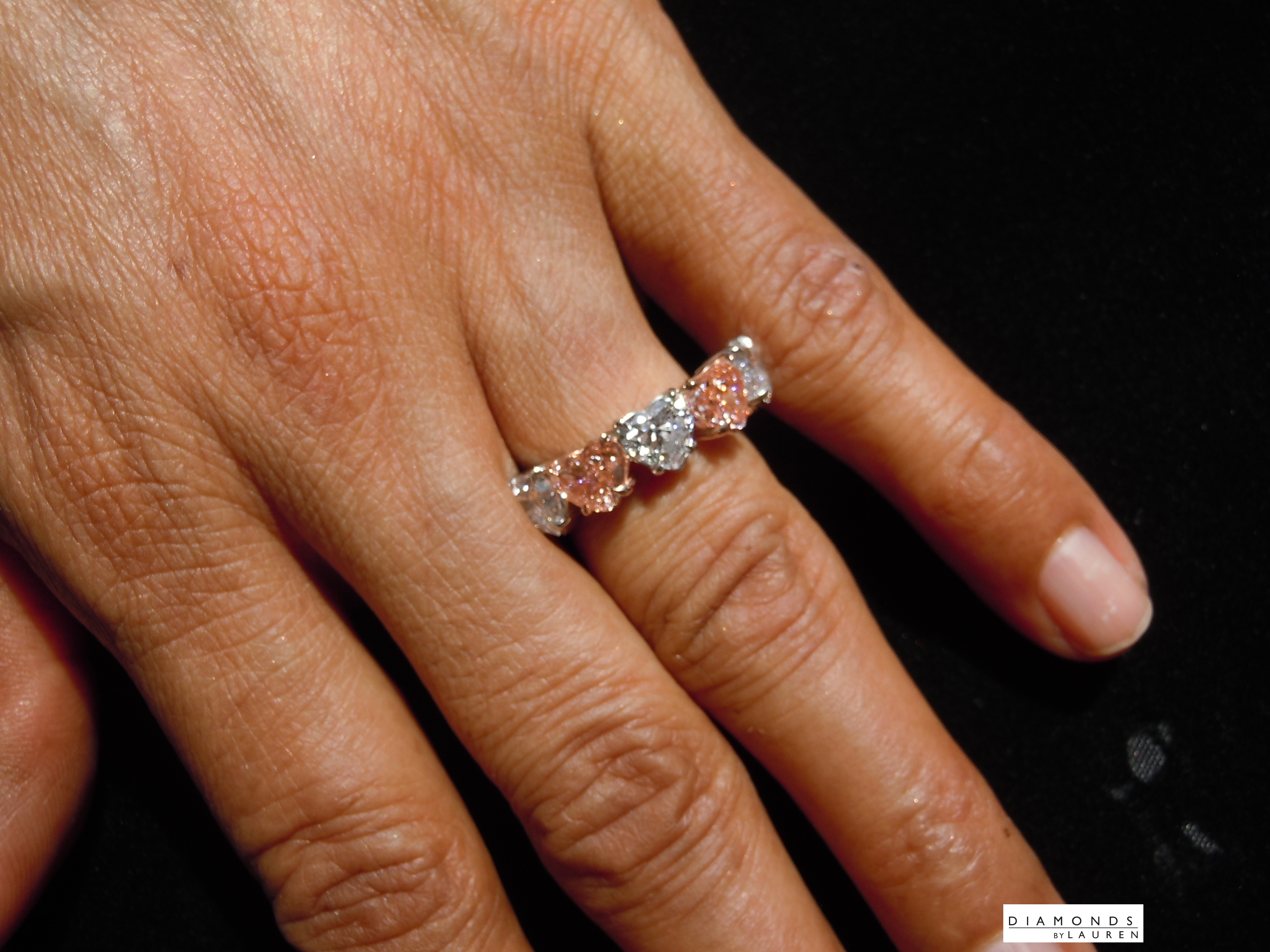 lab yellow diamond ring