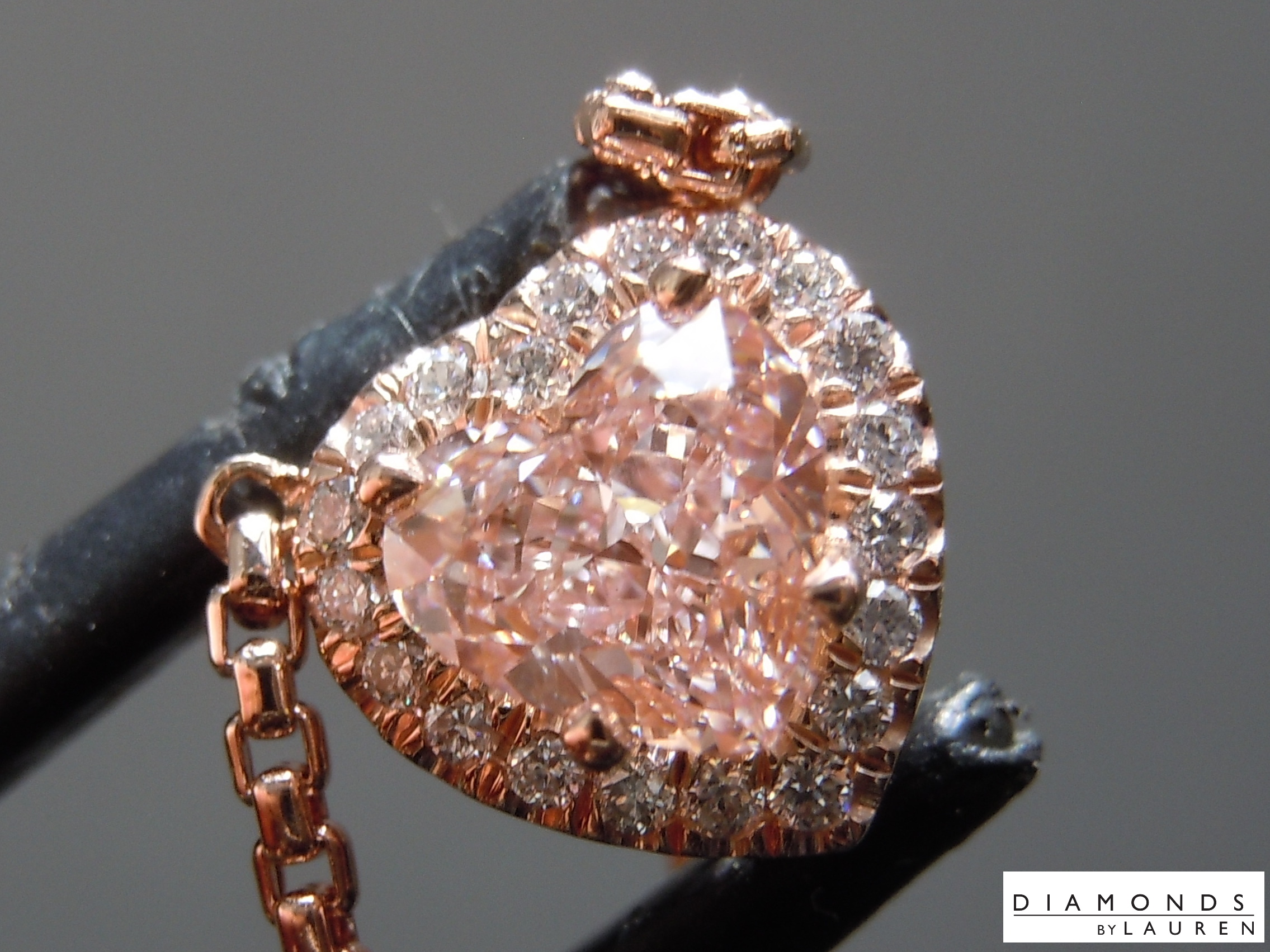 lab diamond necklace