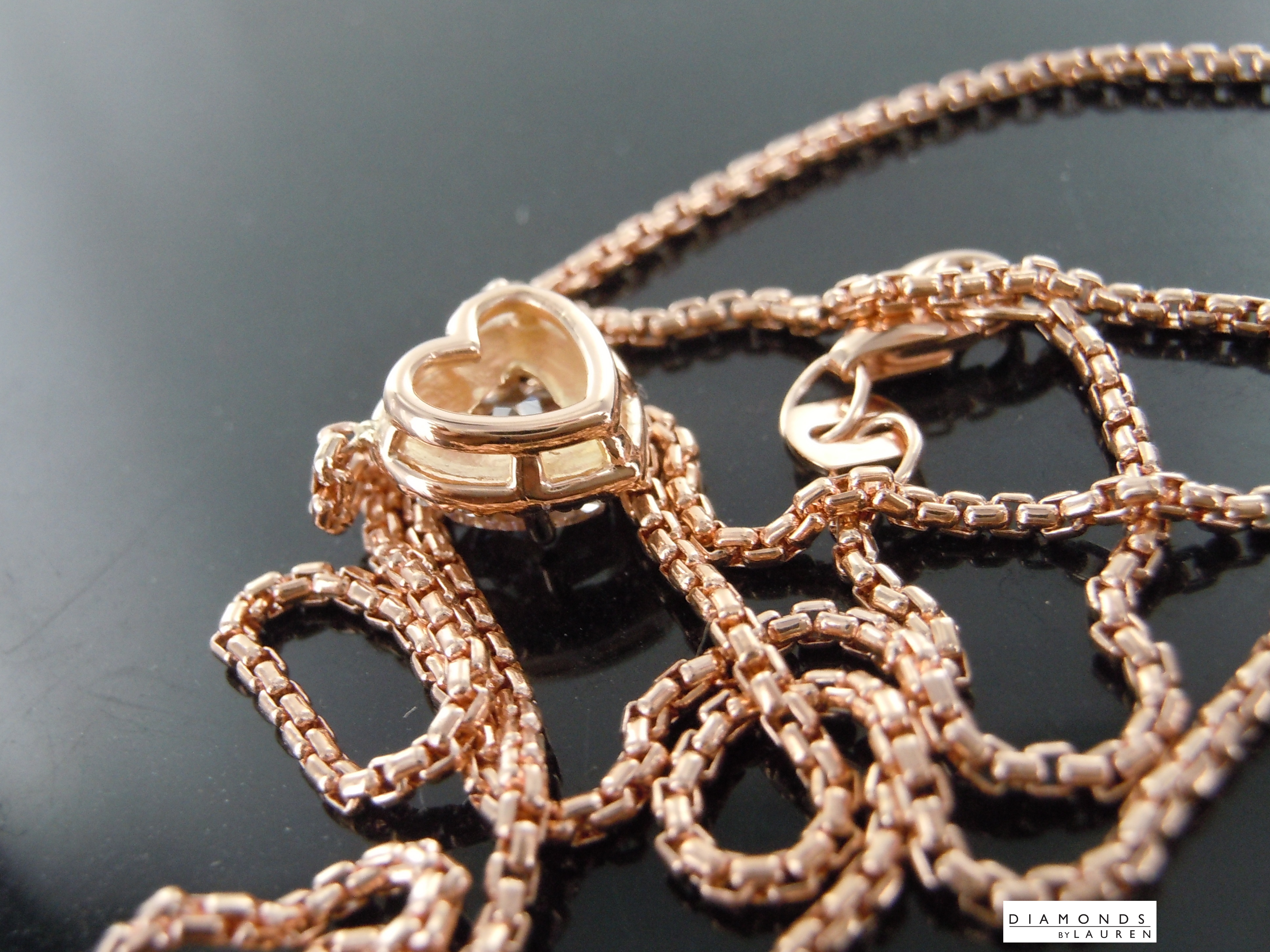 lab diamond necklace