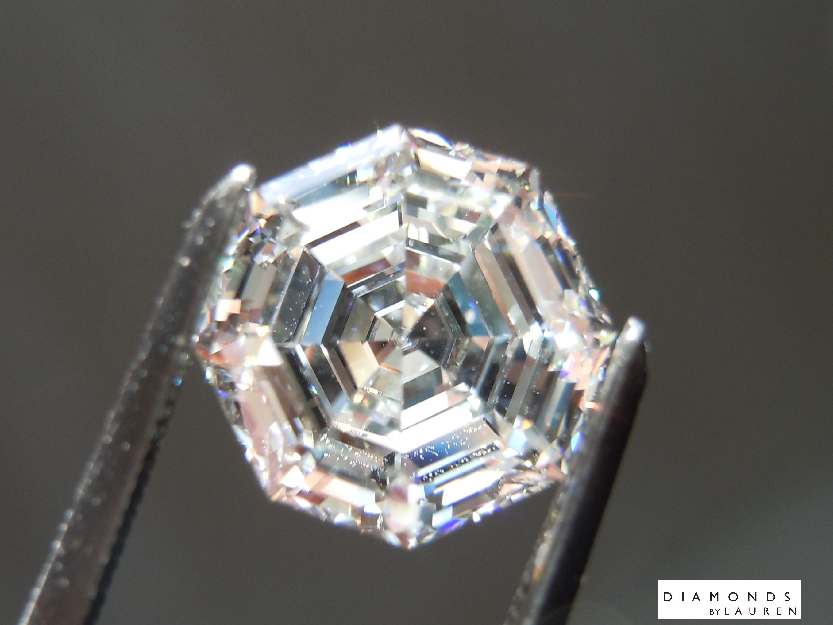 lab octagonal diamond