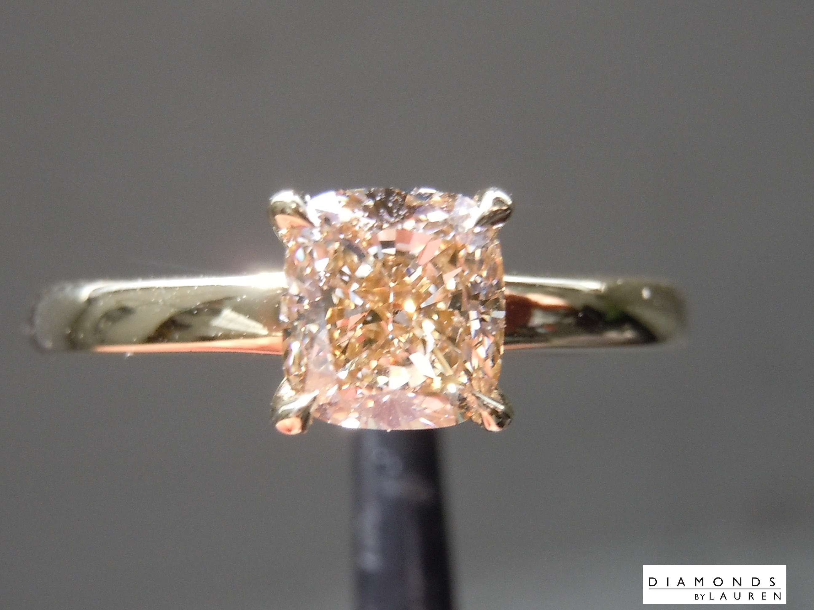 lab diamond ring