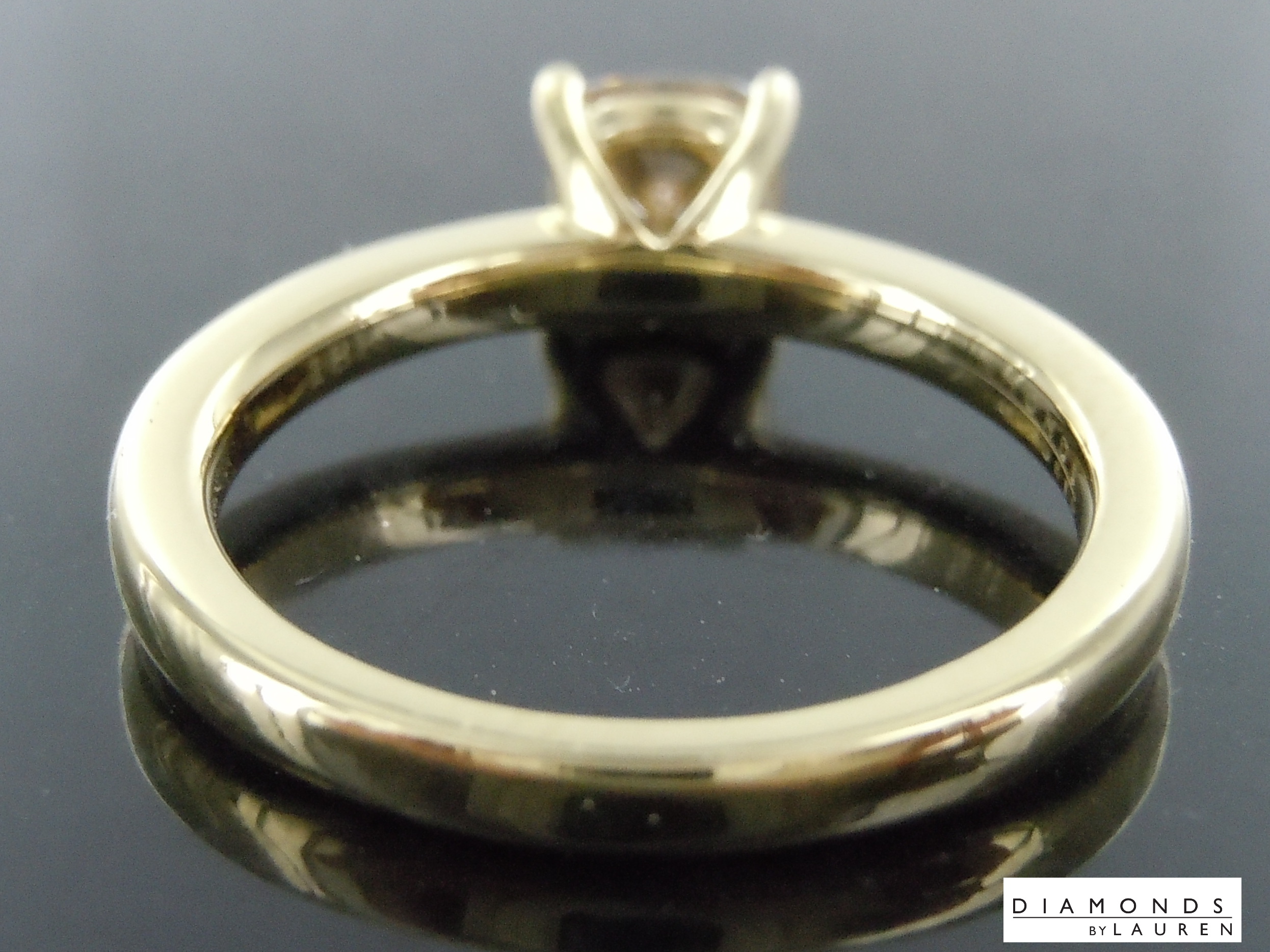 brown diamond ring