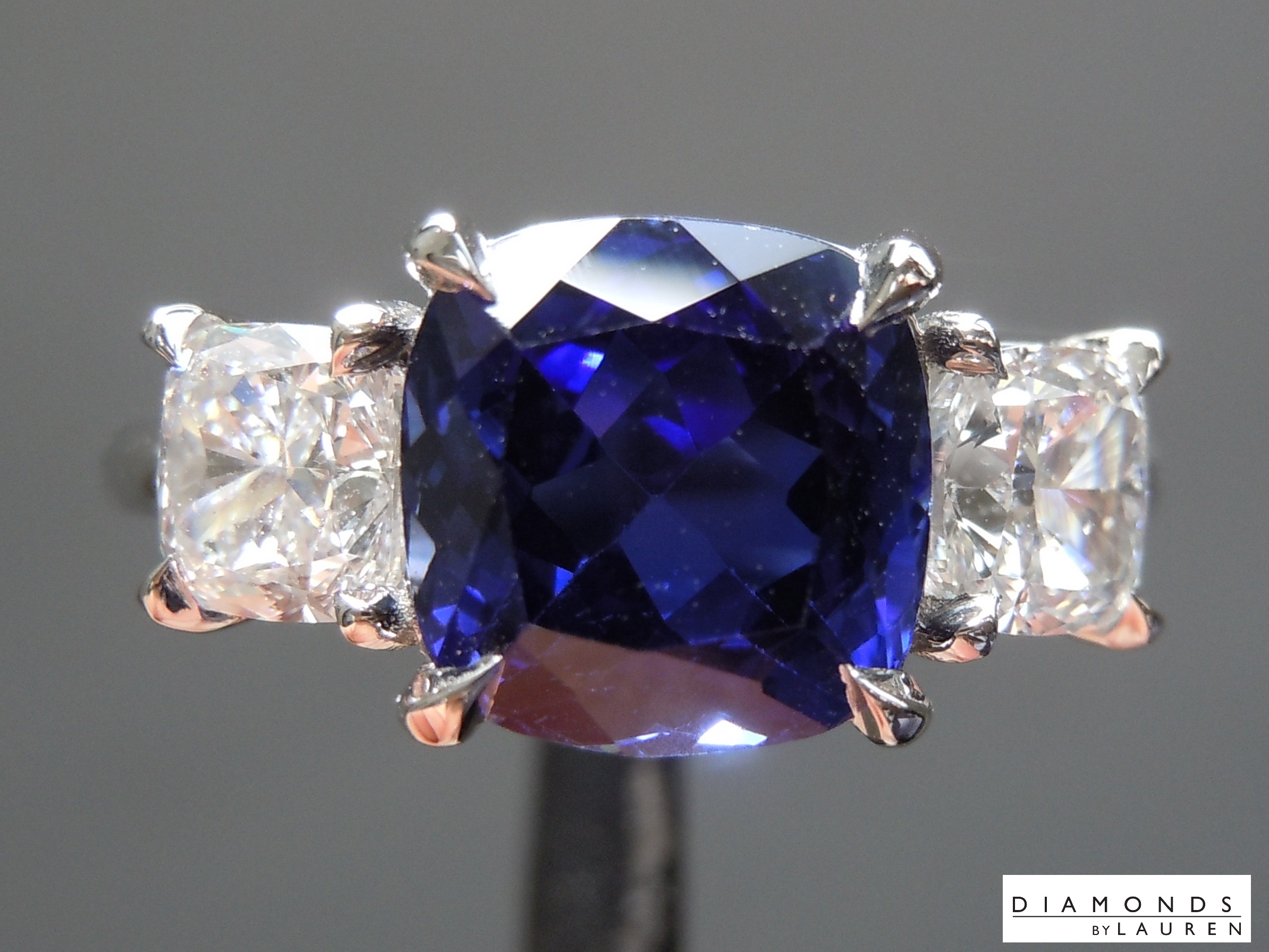 natural blue sapphire ring
