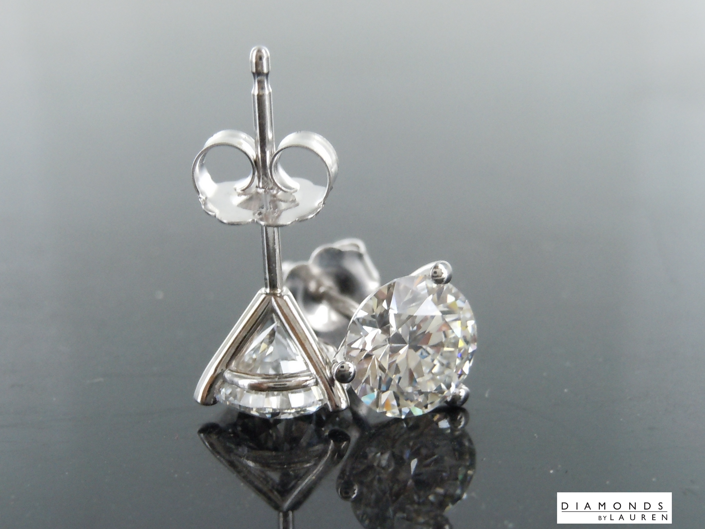 lab diamond earrings
